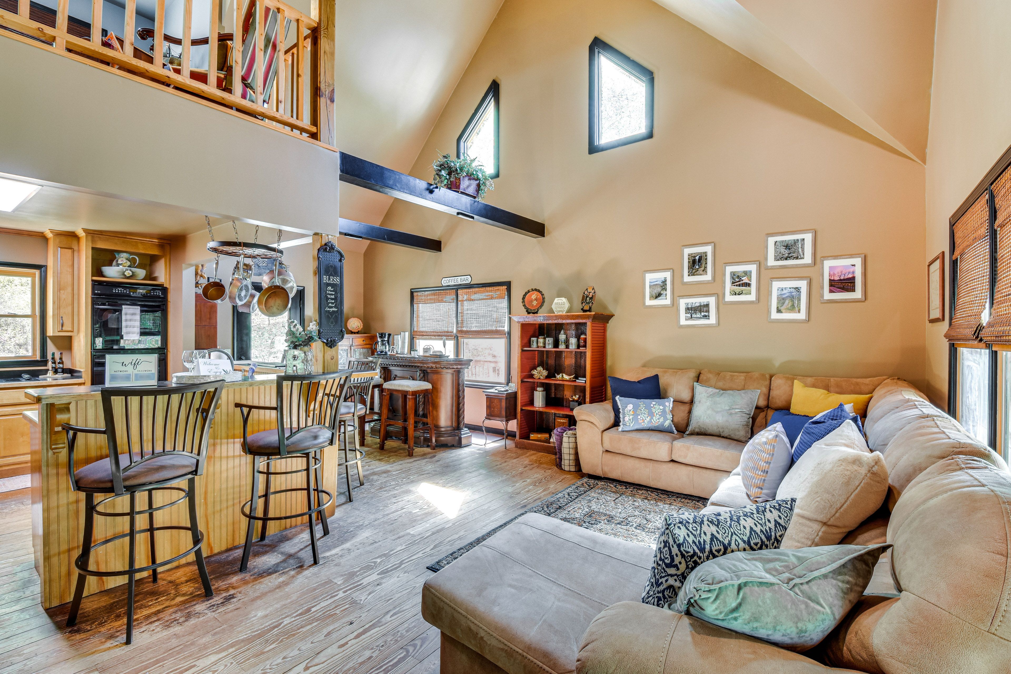 Living Room | 1st Floor | Central A/C & Heating | Smart TV w/ Cable