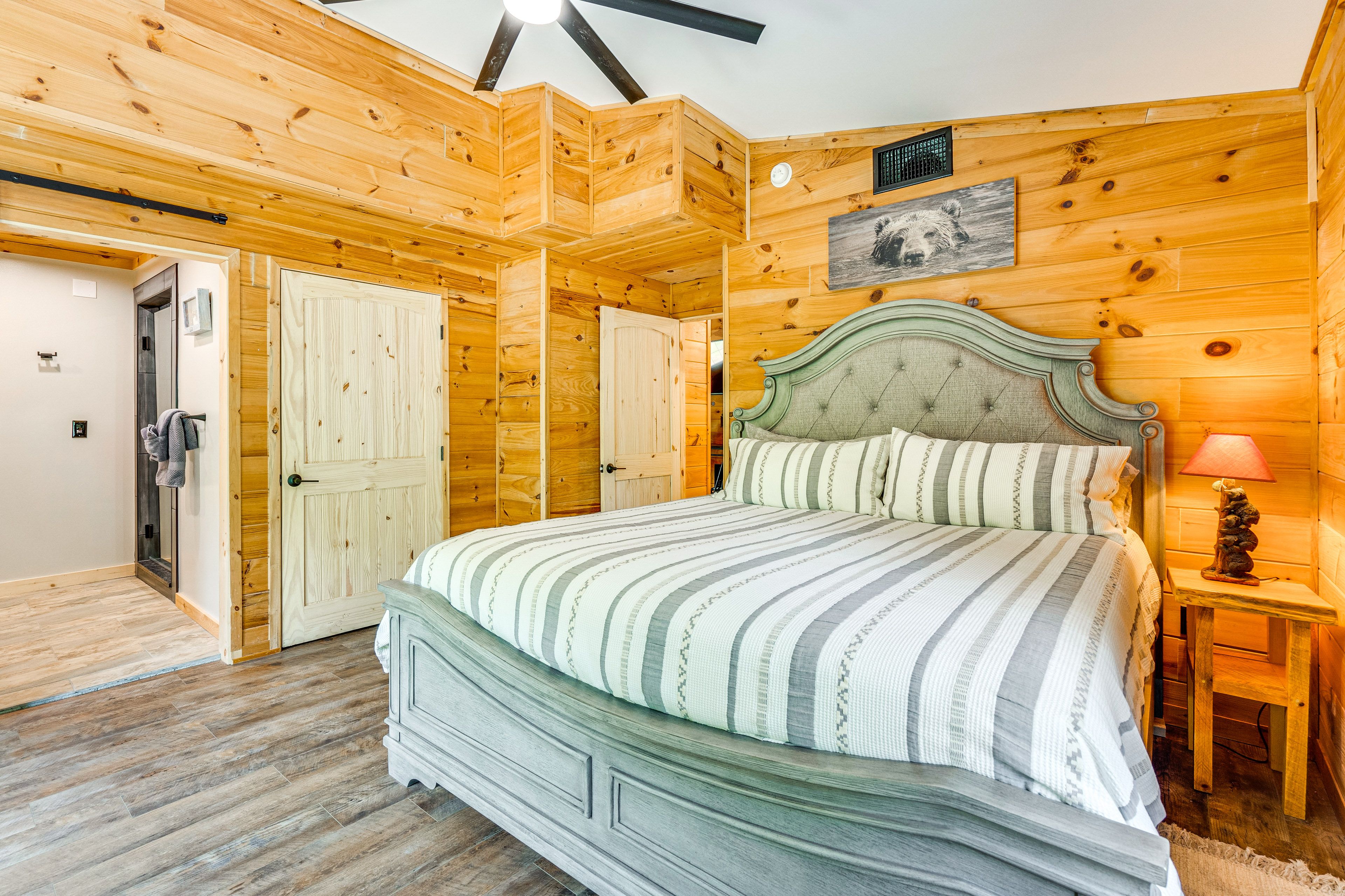 Bedroom 1 | King Bed | Linens Provided | Smart TV
