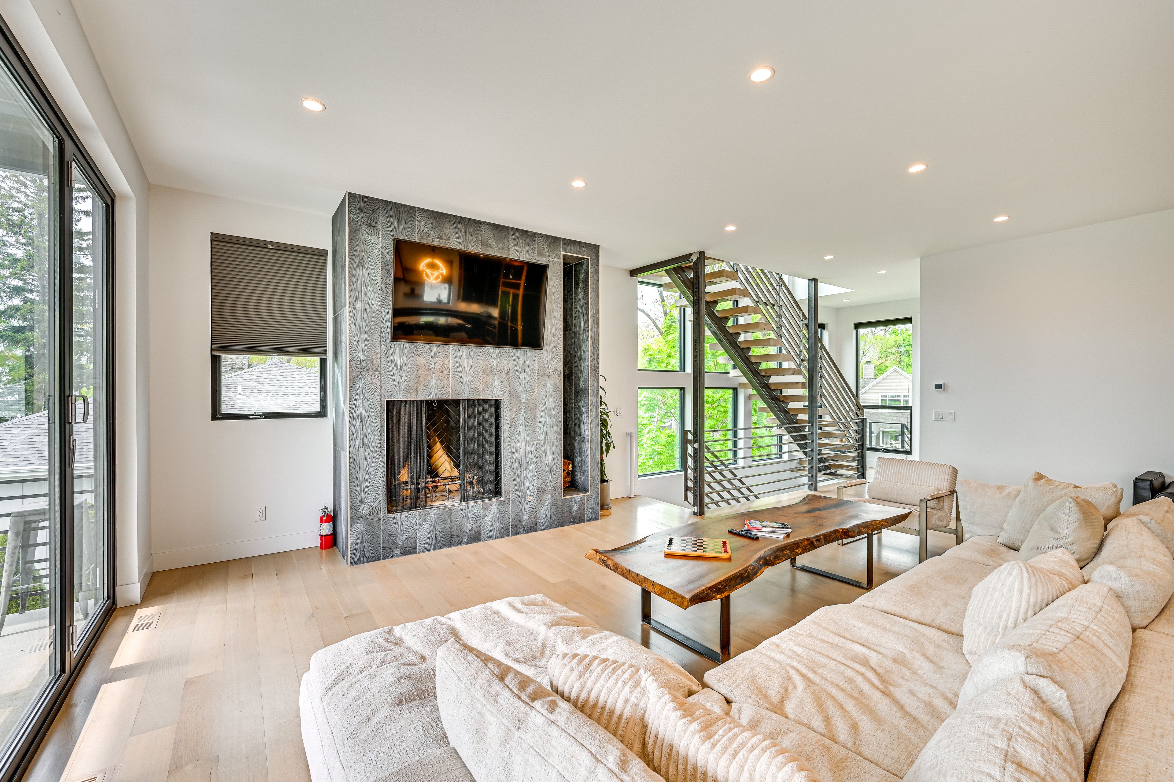 Main Living Area | Flat-Screen TV | Fireplace | Main Floor