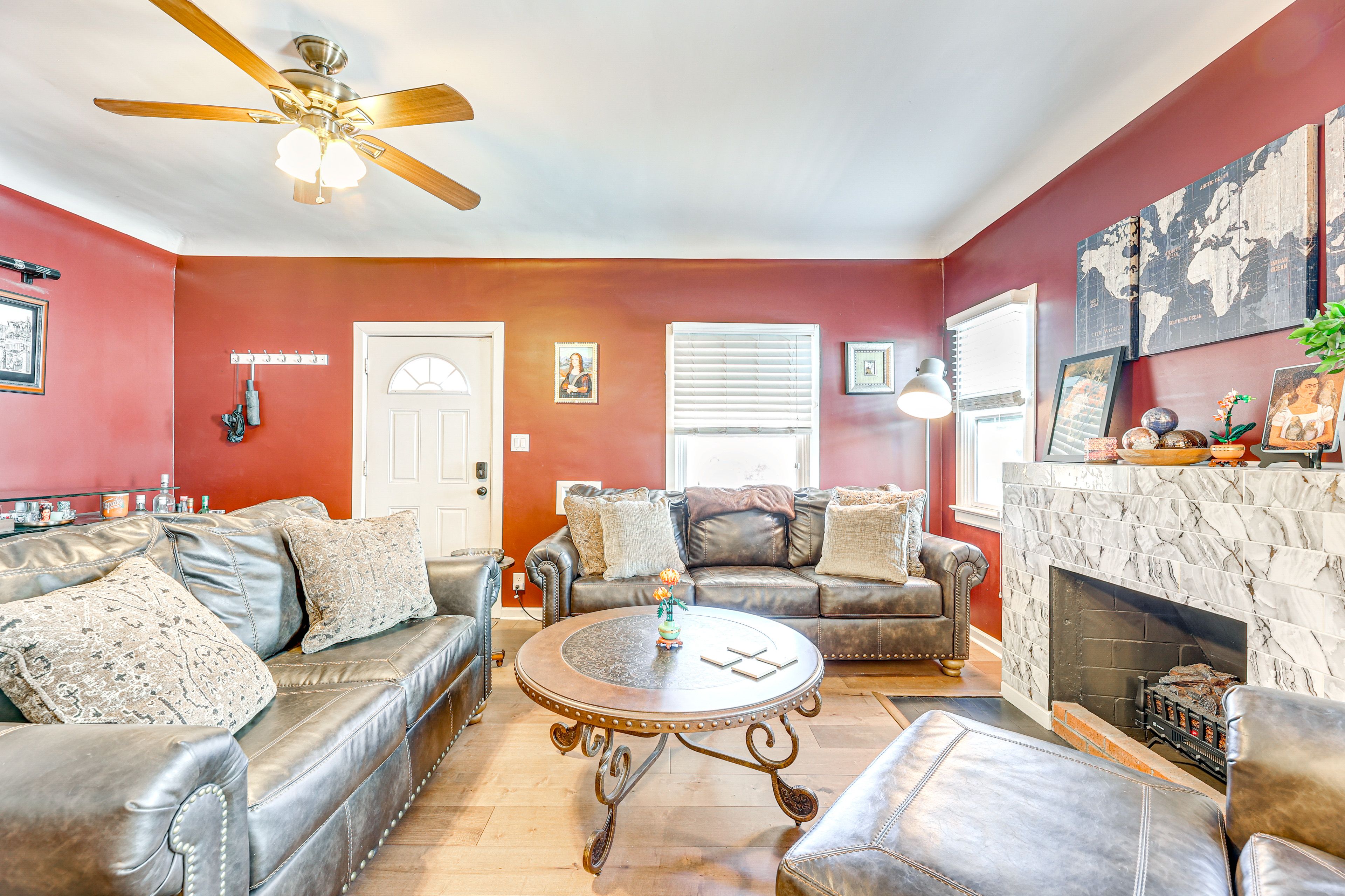 Living Room | Central A/C | Free WiFi | Single-Story Home