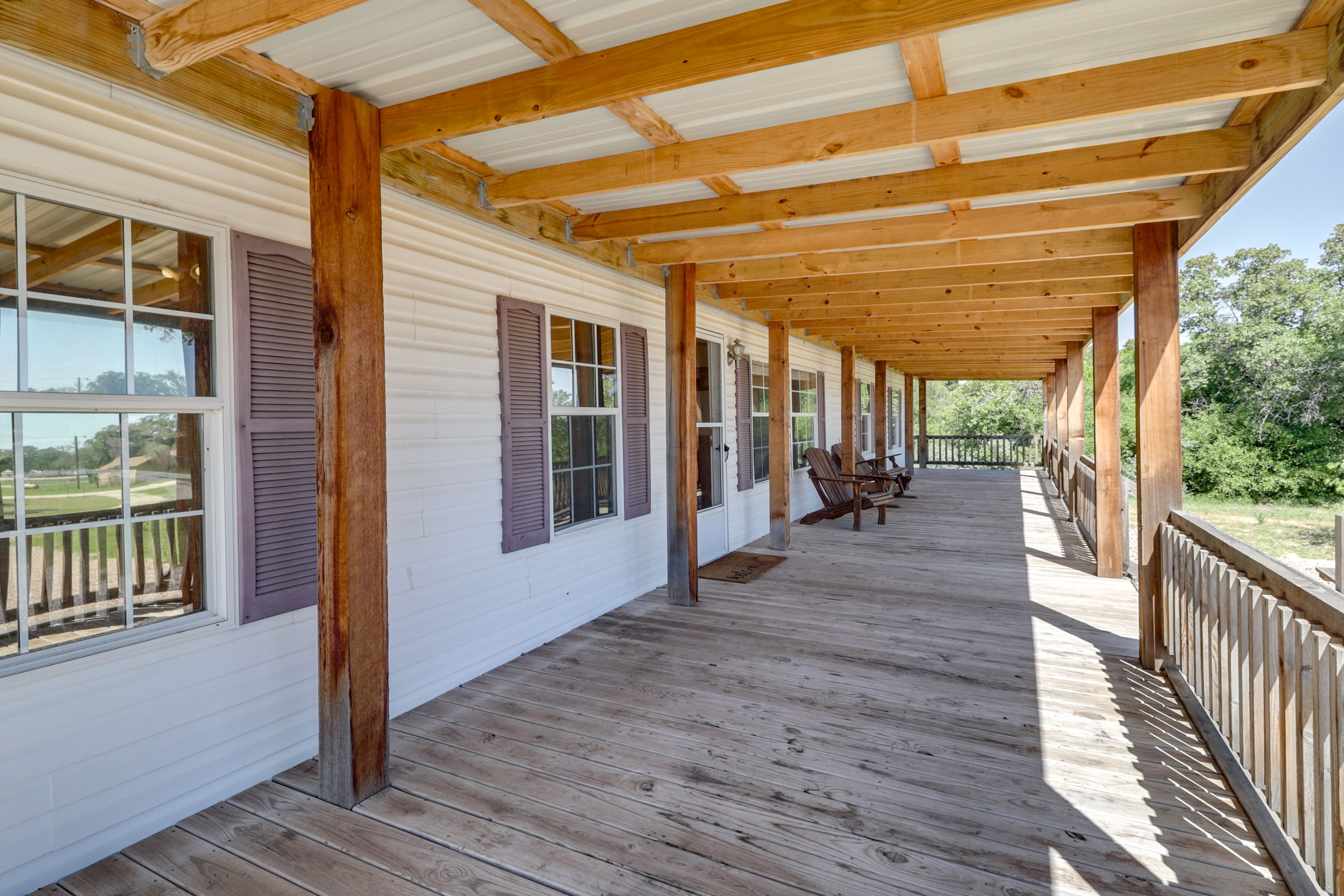 Covered Front Deck