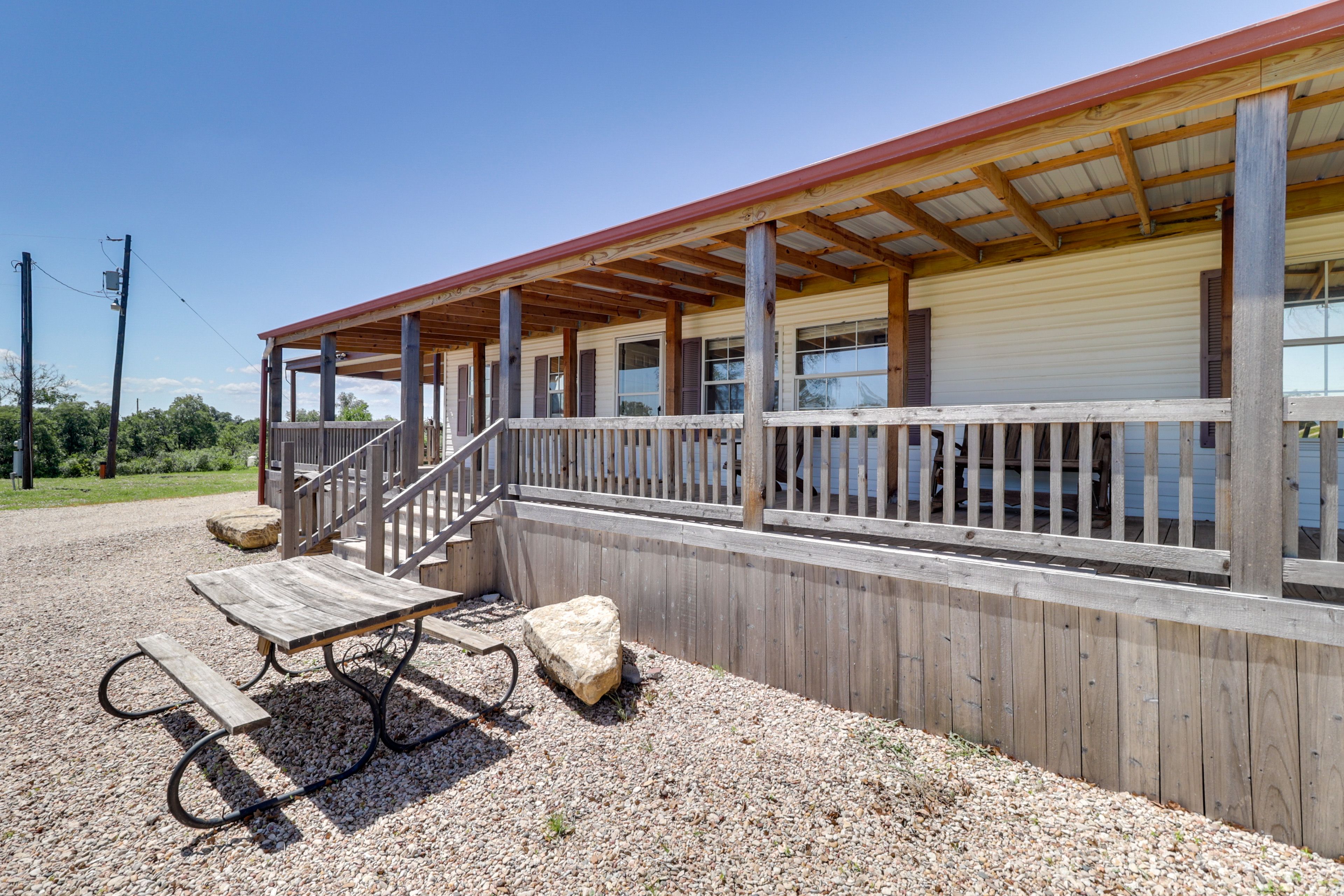 House Exterior | Picnic Table