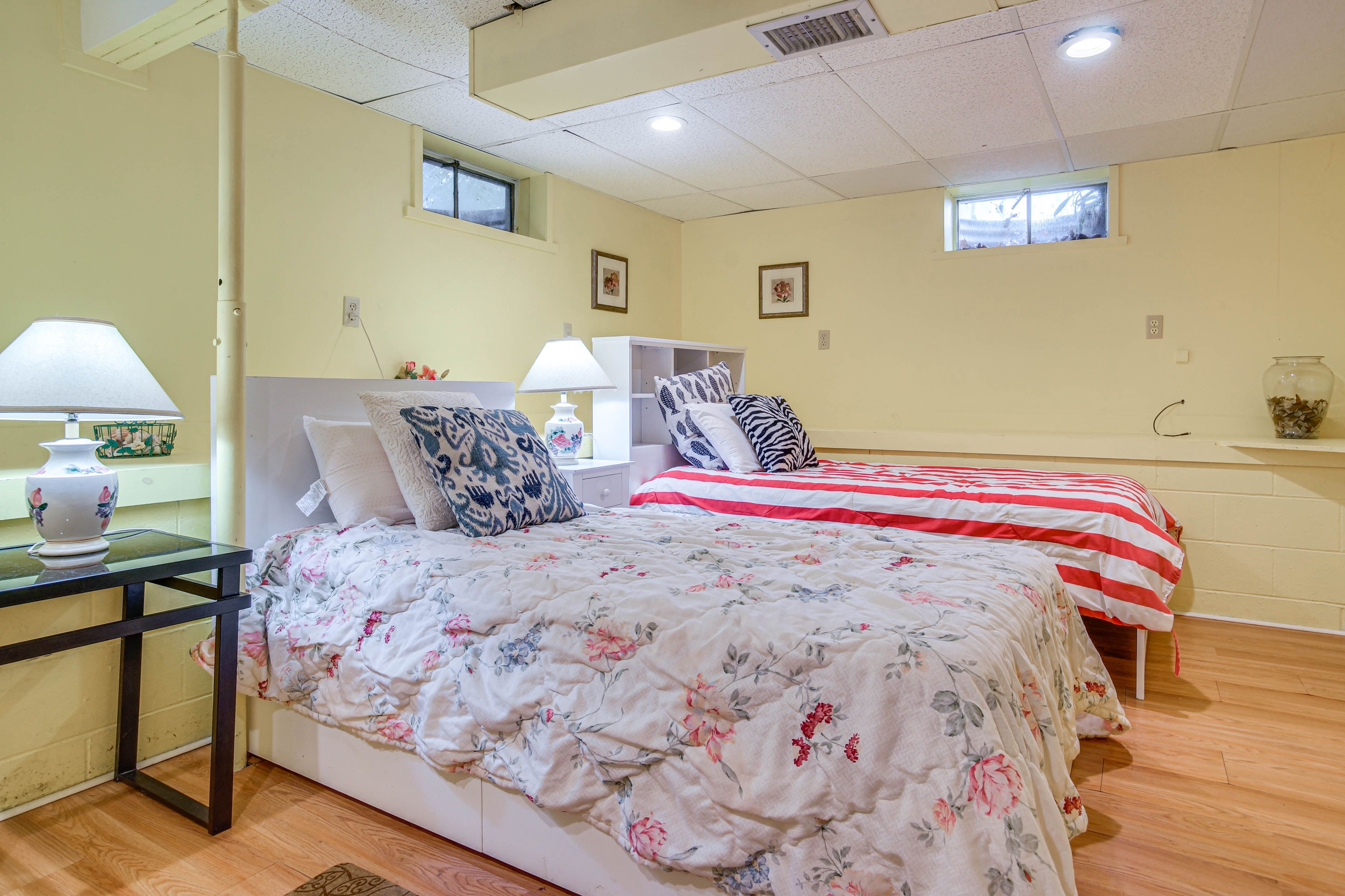 Bedroom 4 | 2 Twin Beds | Basement