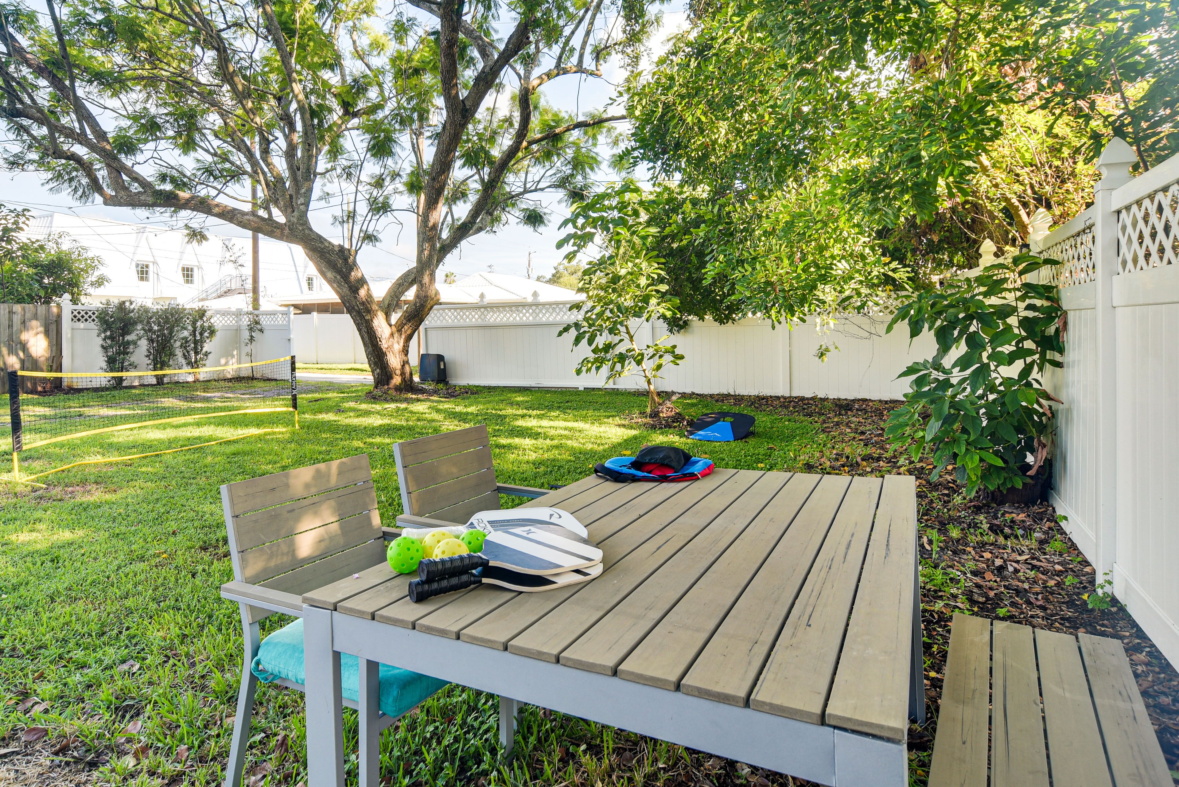 House Exterior | Fenced Backyard w/ Games