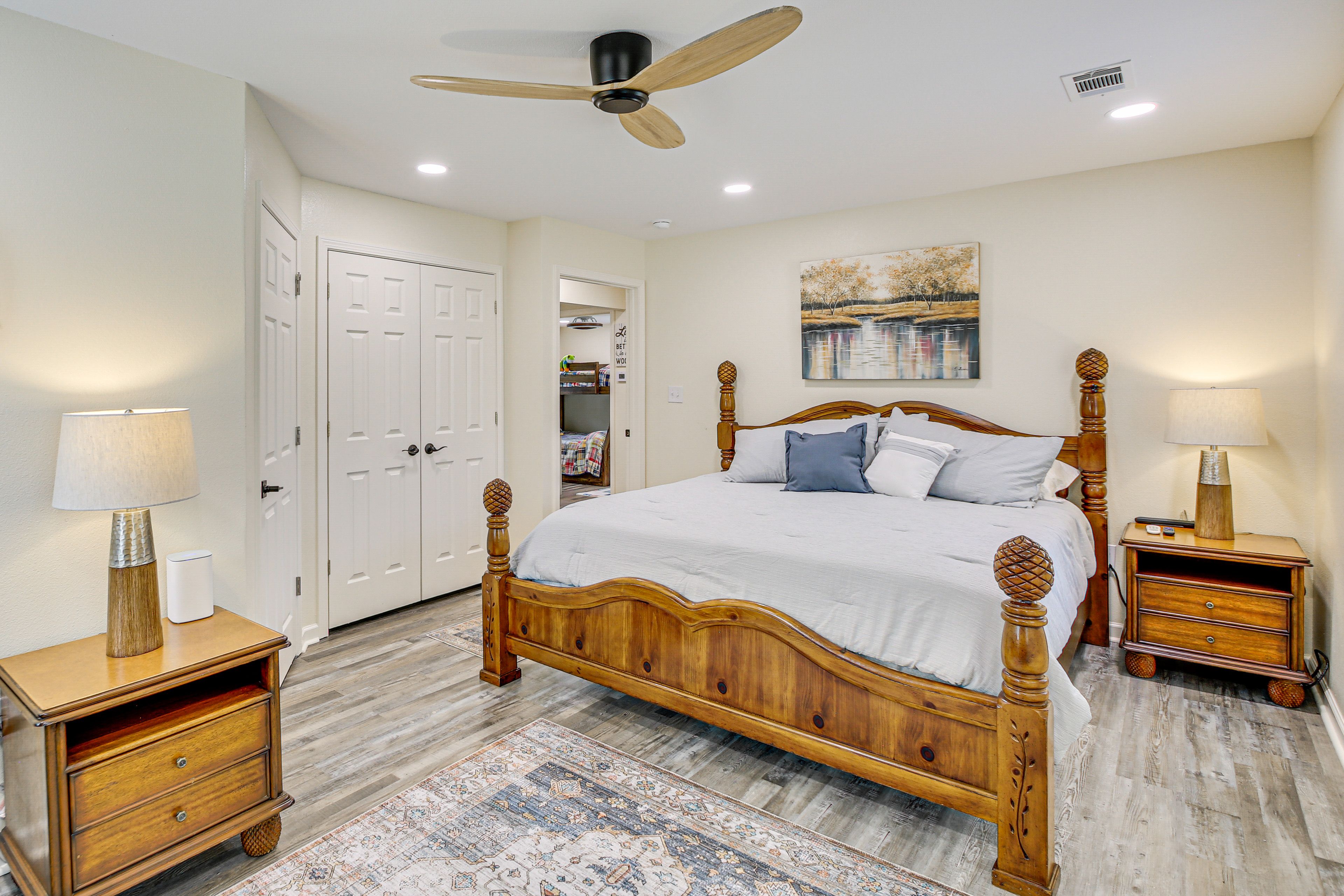 Bedroom 1 | King Bed | Smart TV