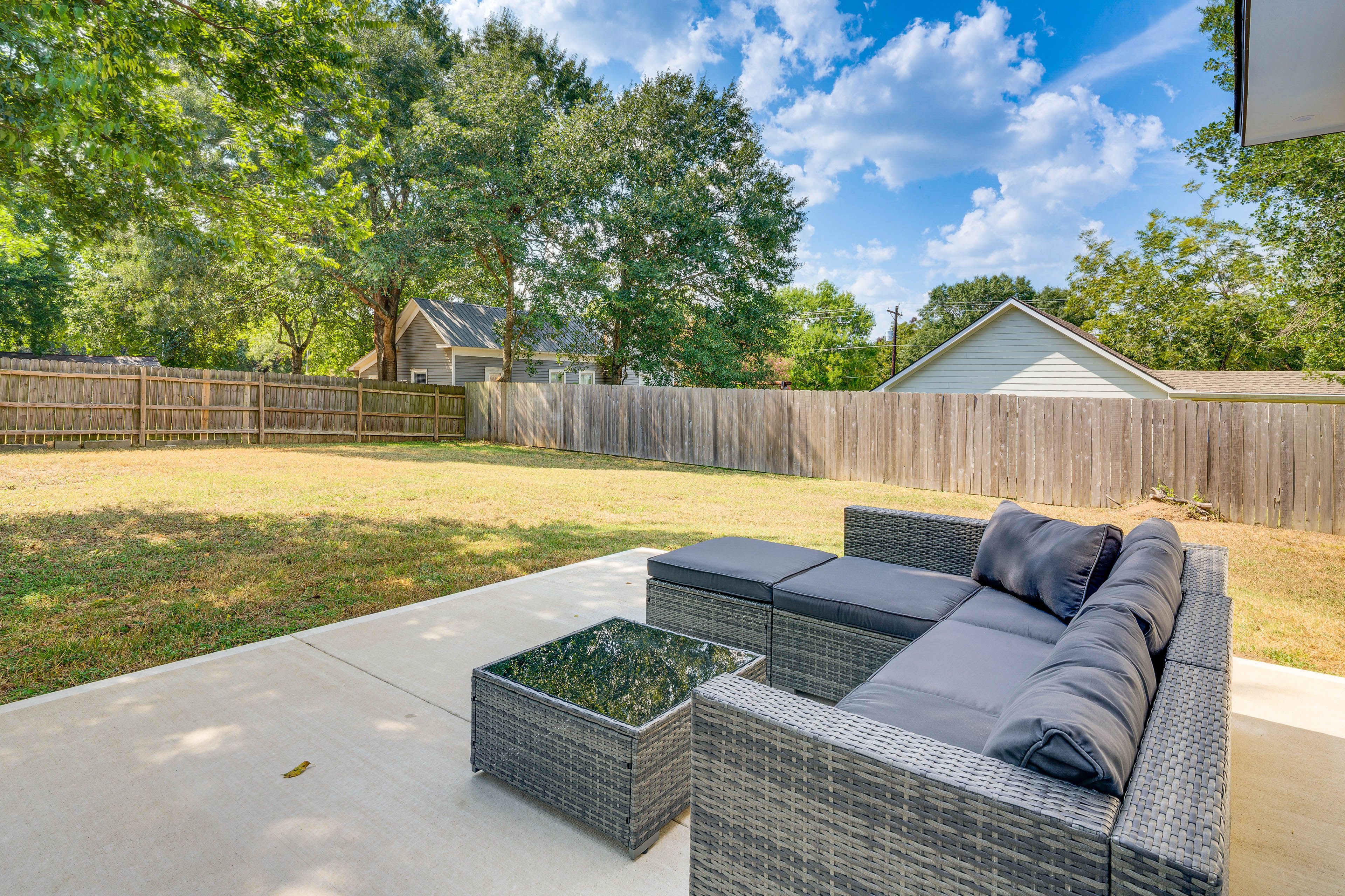 Furnished Patio | Private Yard