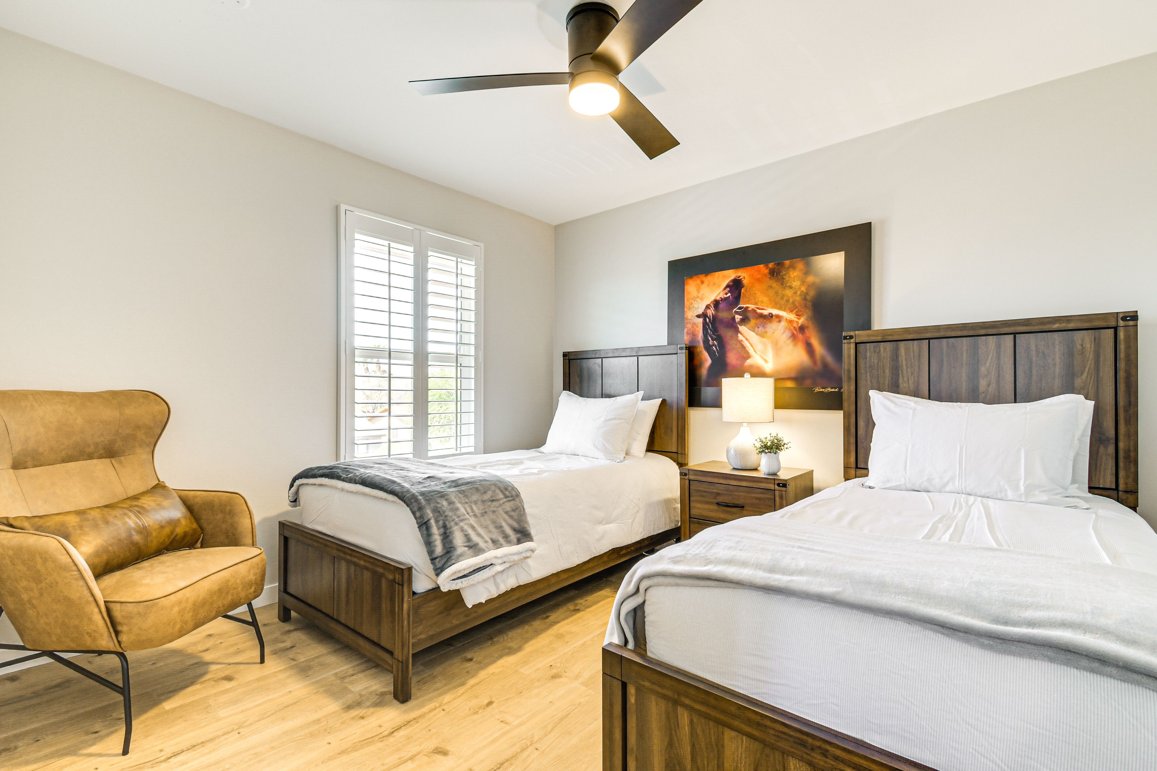 Bedroom 3 | 2 Twin Beds | Main Level