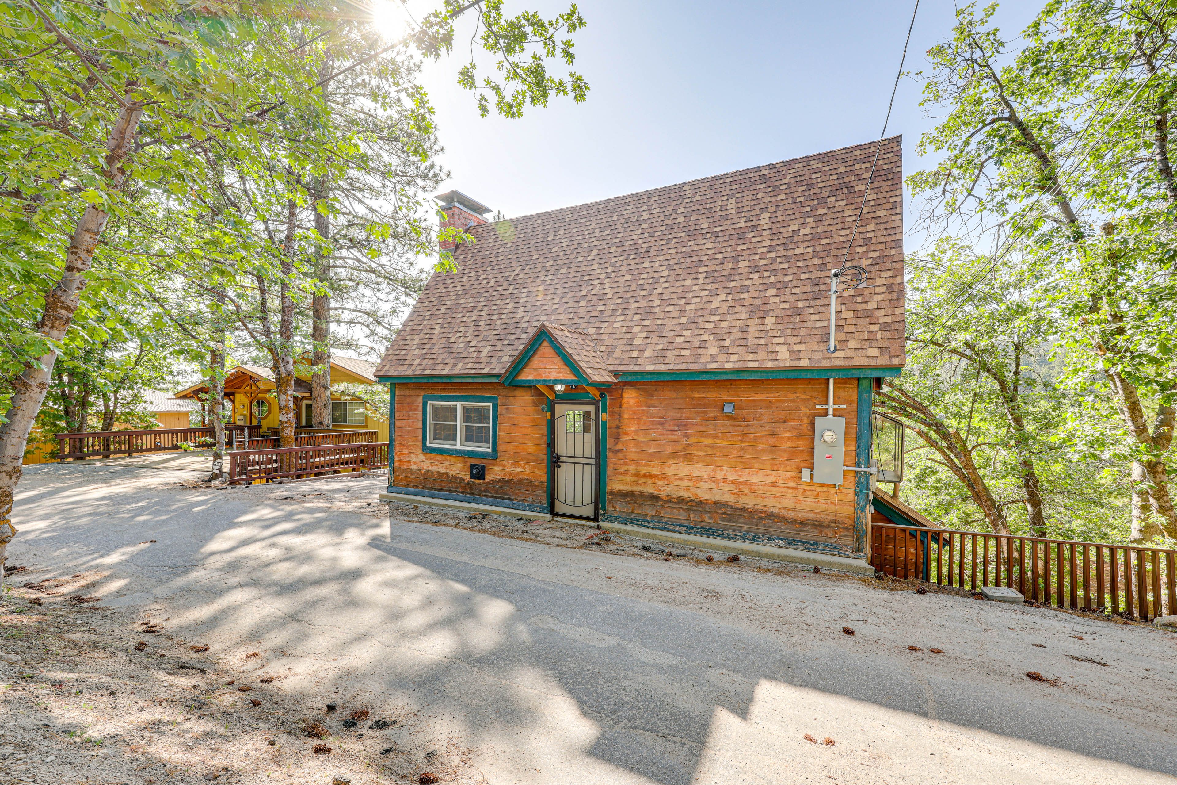 Exterior | 3-Level Cabin | Walking Distance to Downtown Restaurants & Shops
