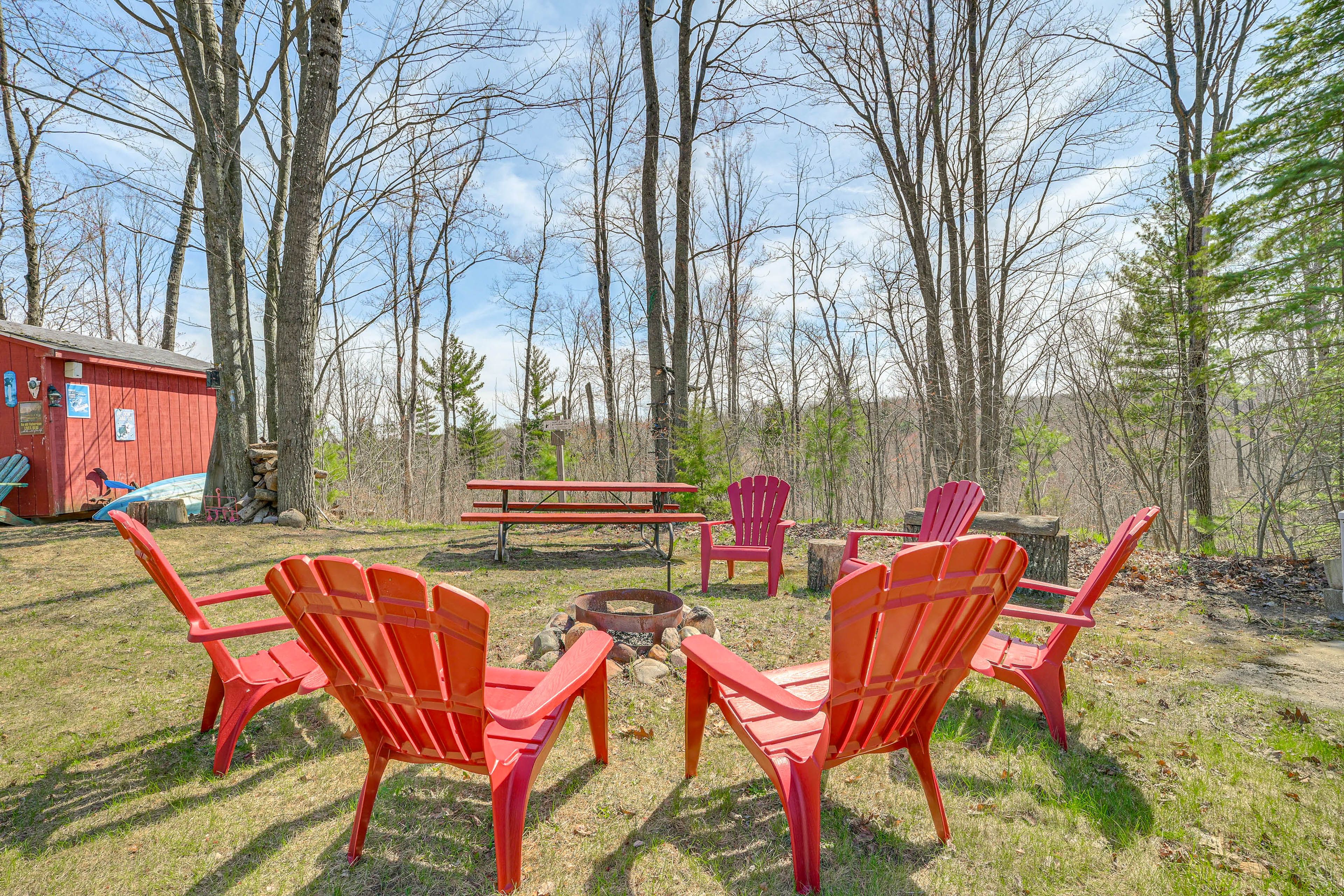 West Branch Vacation Rental | 2BR | 1BA | 625 Sq Ft | 6 Steps to Enter