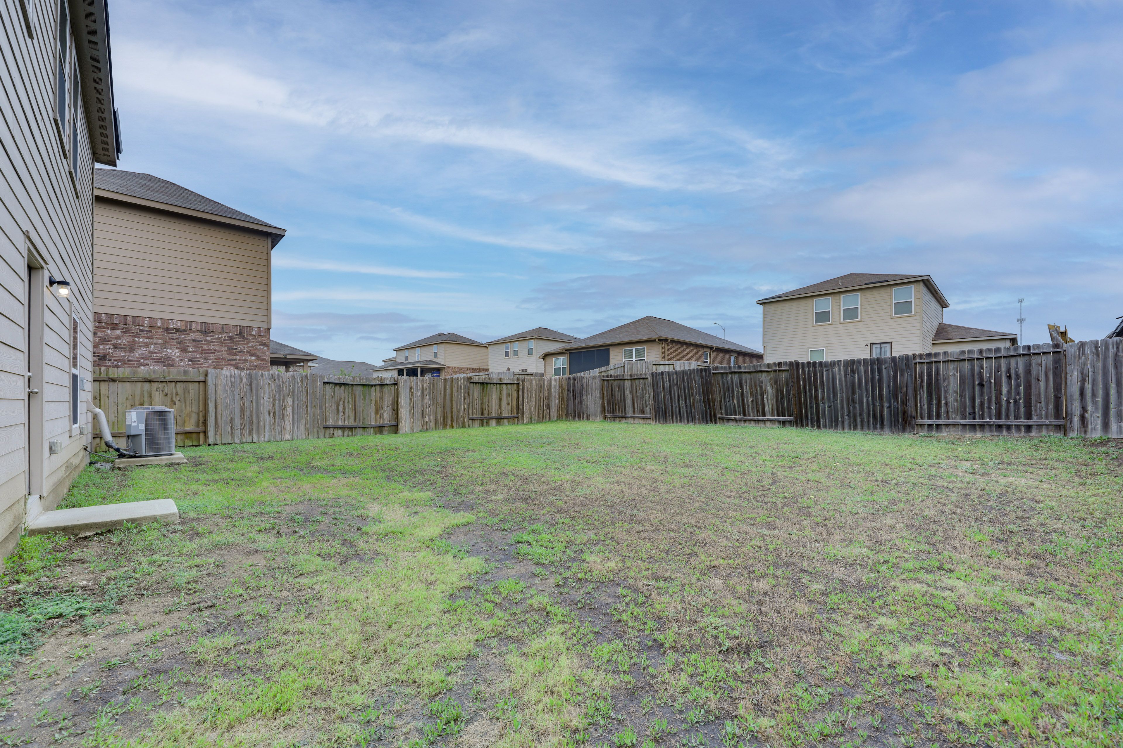 Fenced Backyard