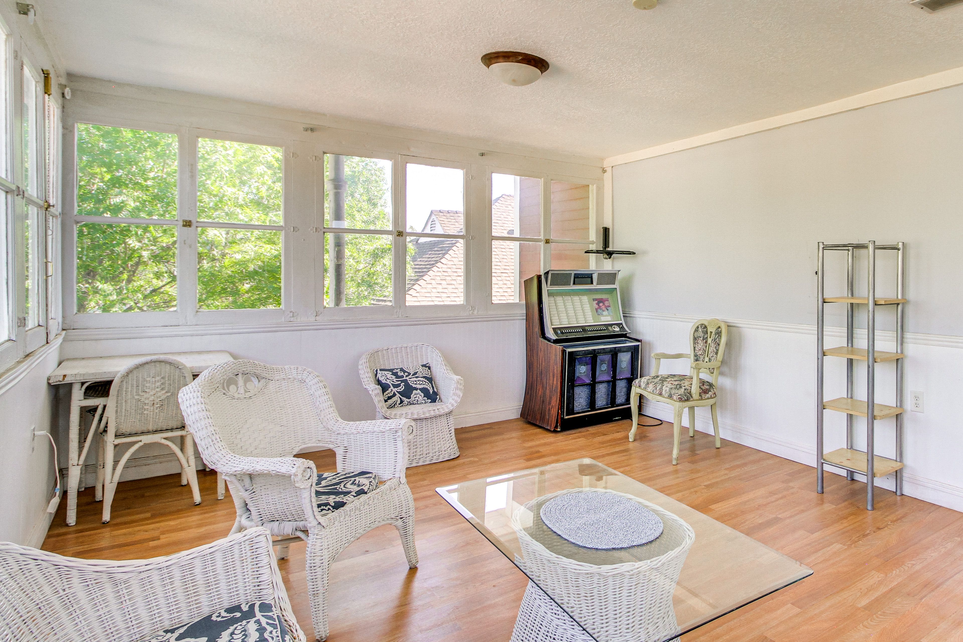Sunroom | 2nd Floor | Laptop-Friendly Workspace