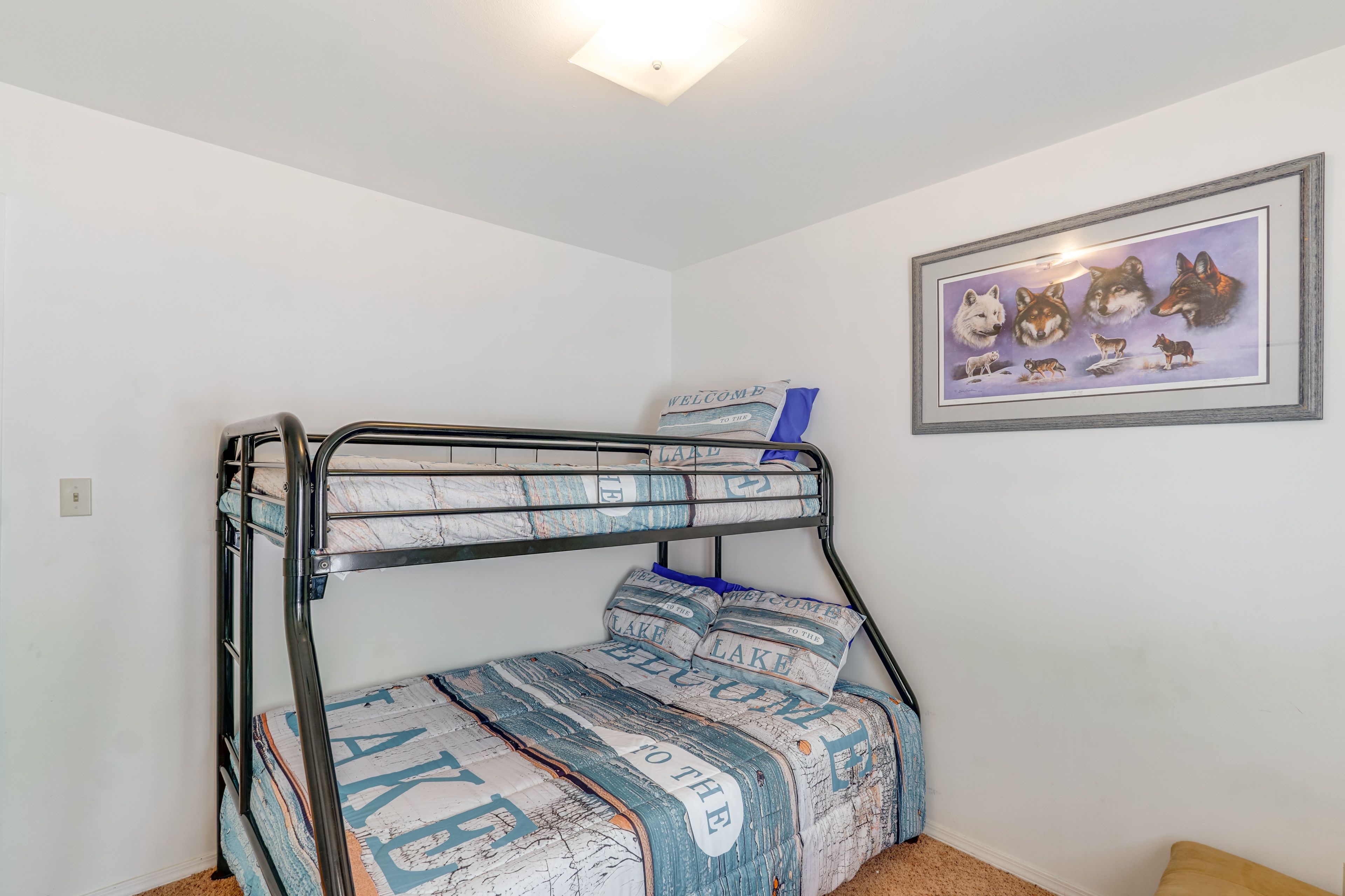 Bedroom 3 | 2nd Floor | Twin/Full Bunk Bed | Full Futon | Linens Provided