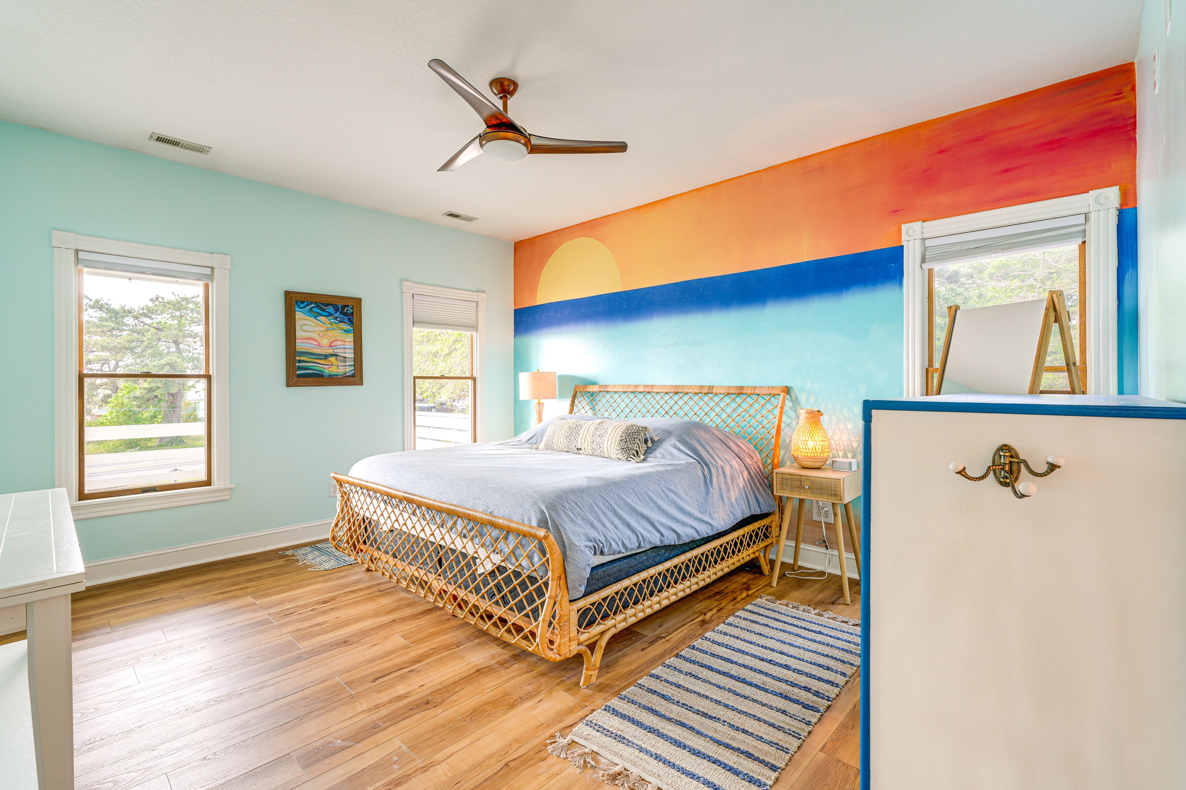 Bedroom 1 | California King Bed | Linens Provided | 2nd Floor