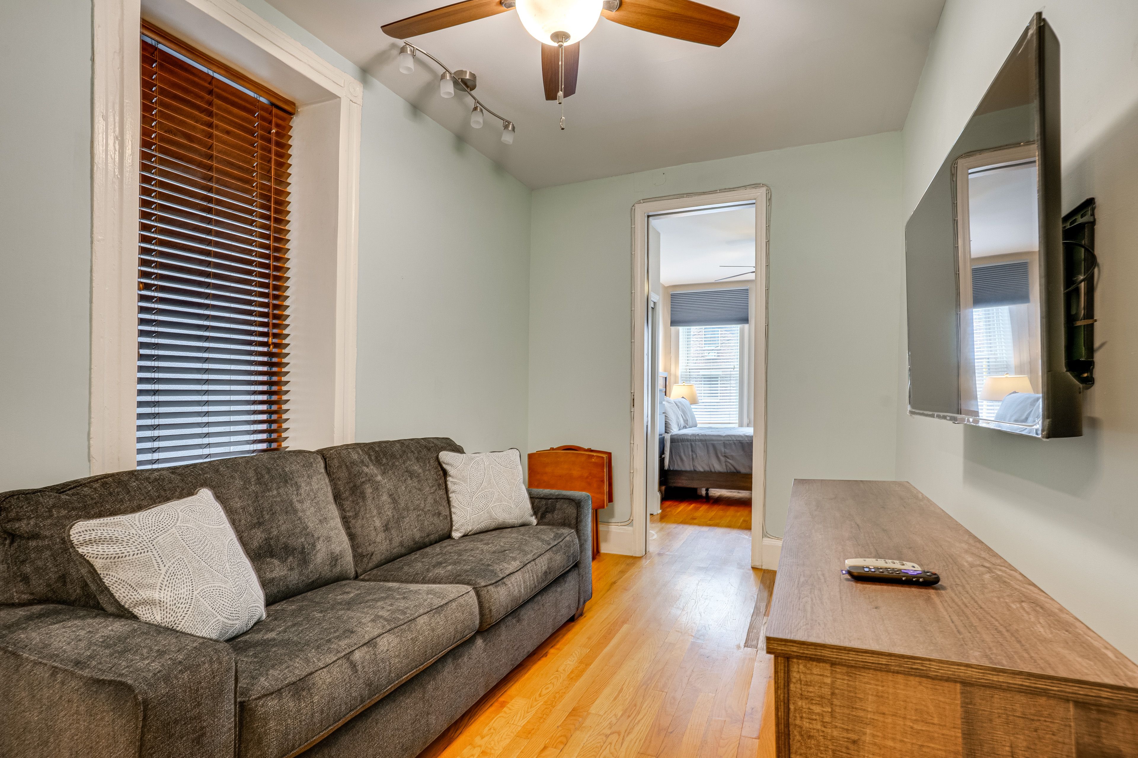 Hoboken Vacation Rental | 1BR | 1BA | 534 Sq Ft | Stairs Required