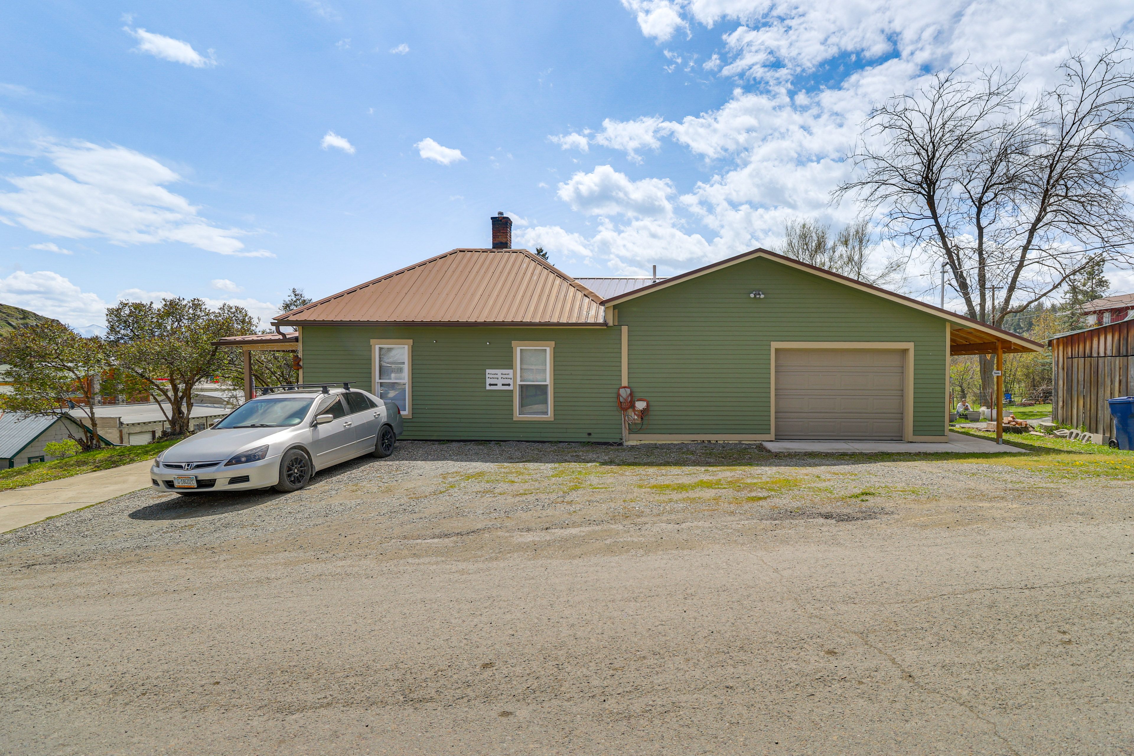 Parking | Driveway (2 Vehicles) | Free Street Parking (First-Come, First-Served)
