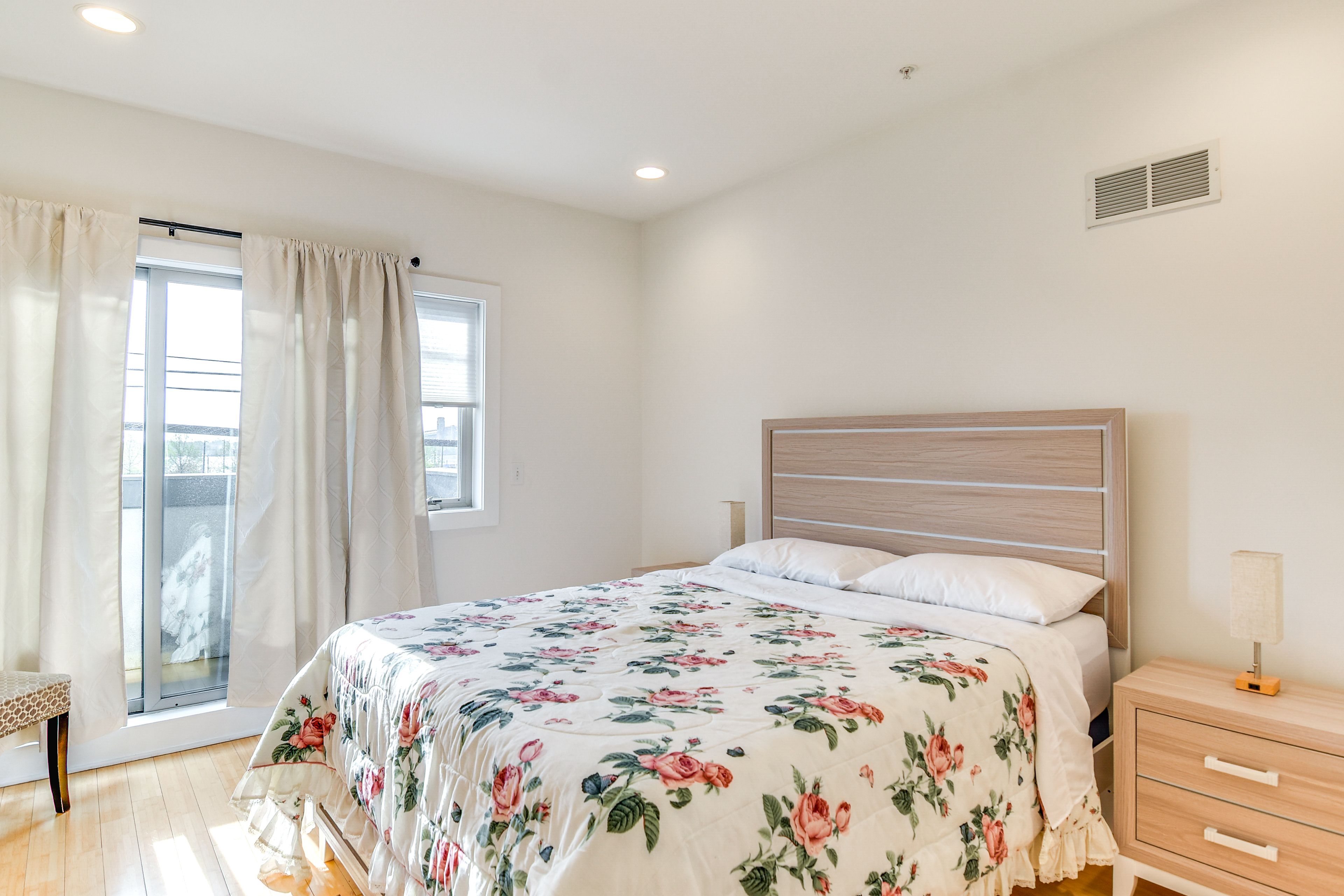 Bedroom 1 | 2nd Floor | Queen Bed | Linens Provided | Balcony Access