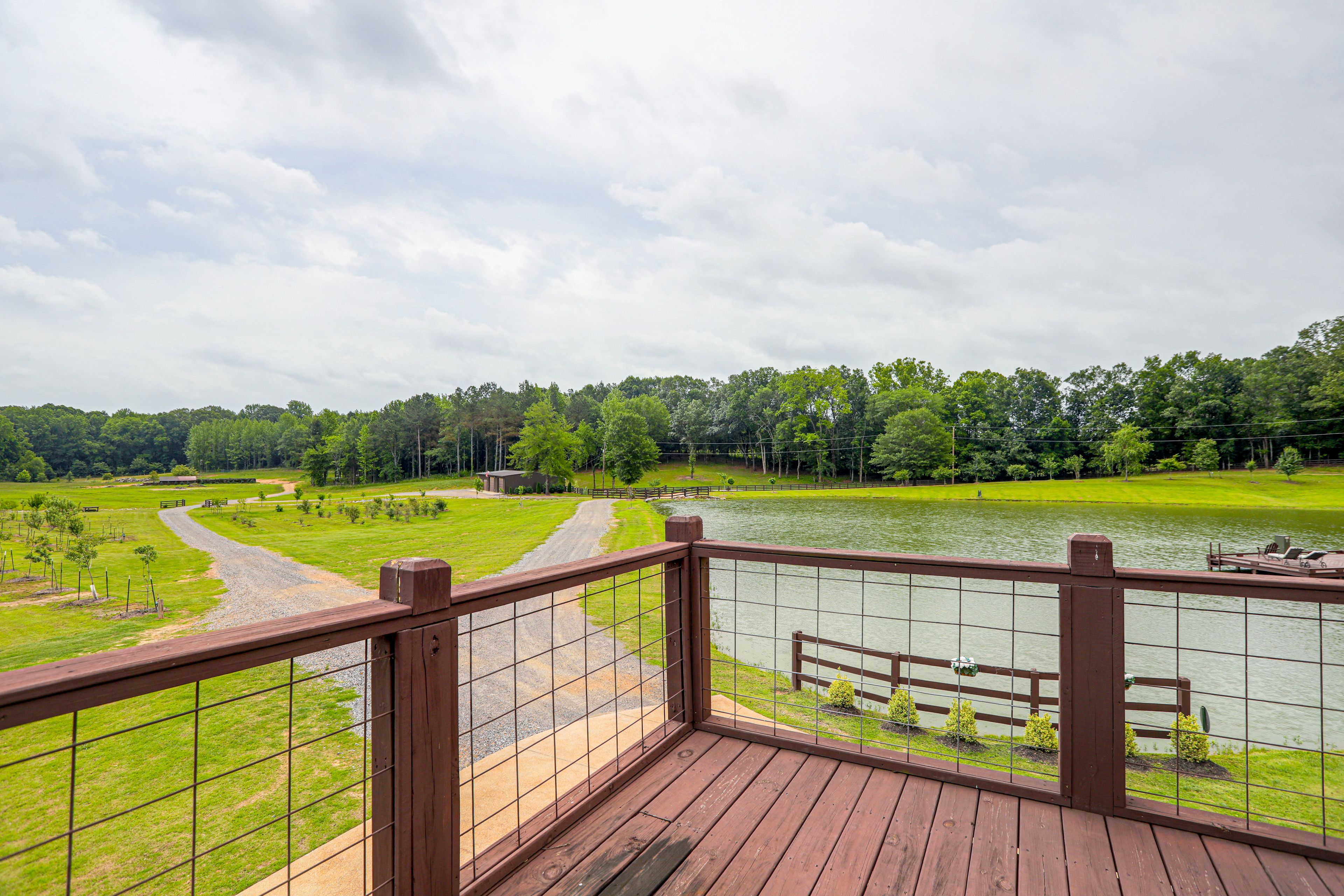 Private Balcony | Lake & Farm Views