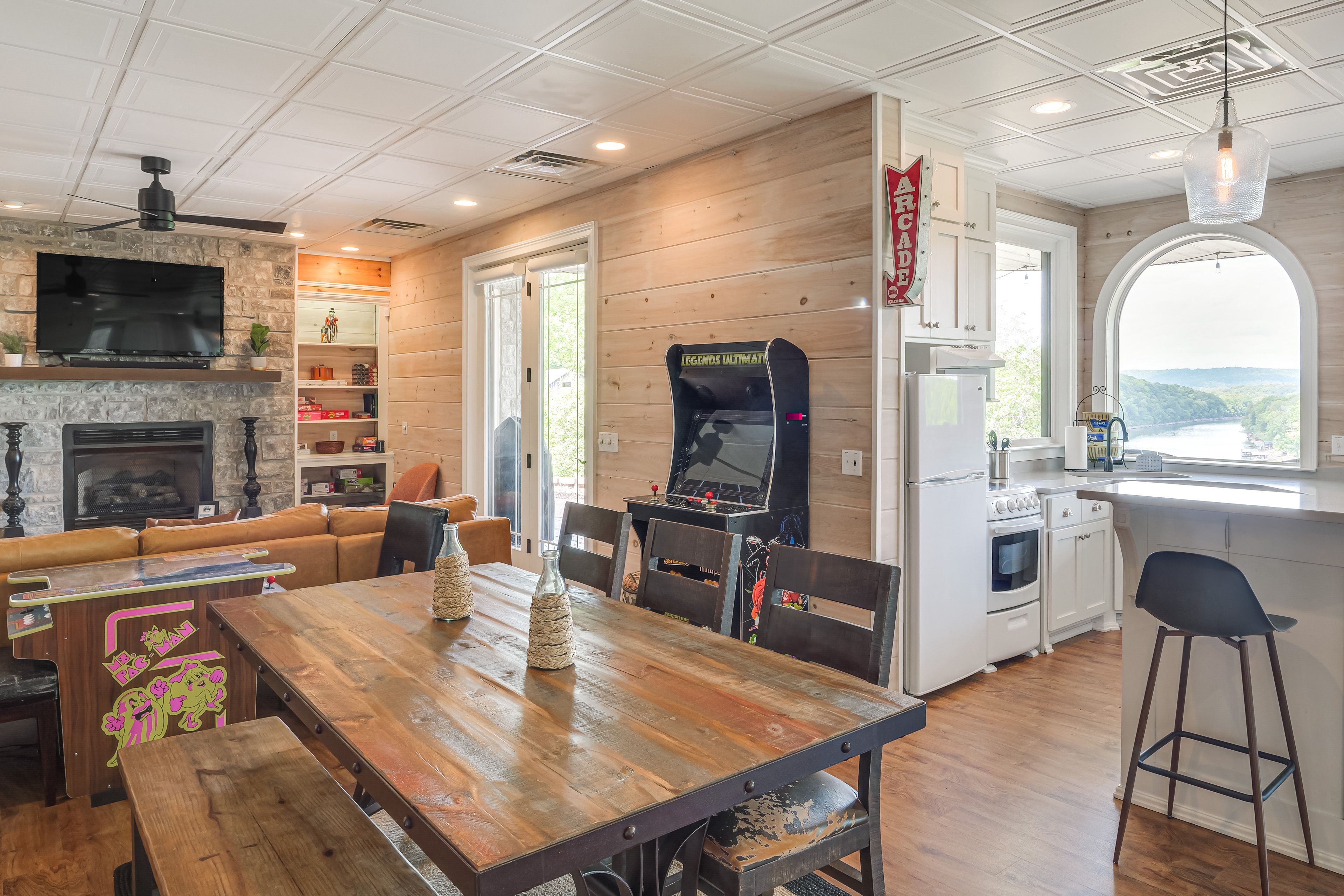 Rec Room | Lower Level | Smart TV | Arcade Machines | Board Games