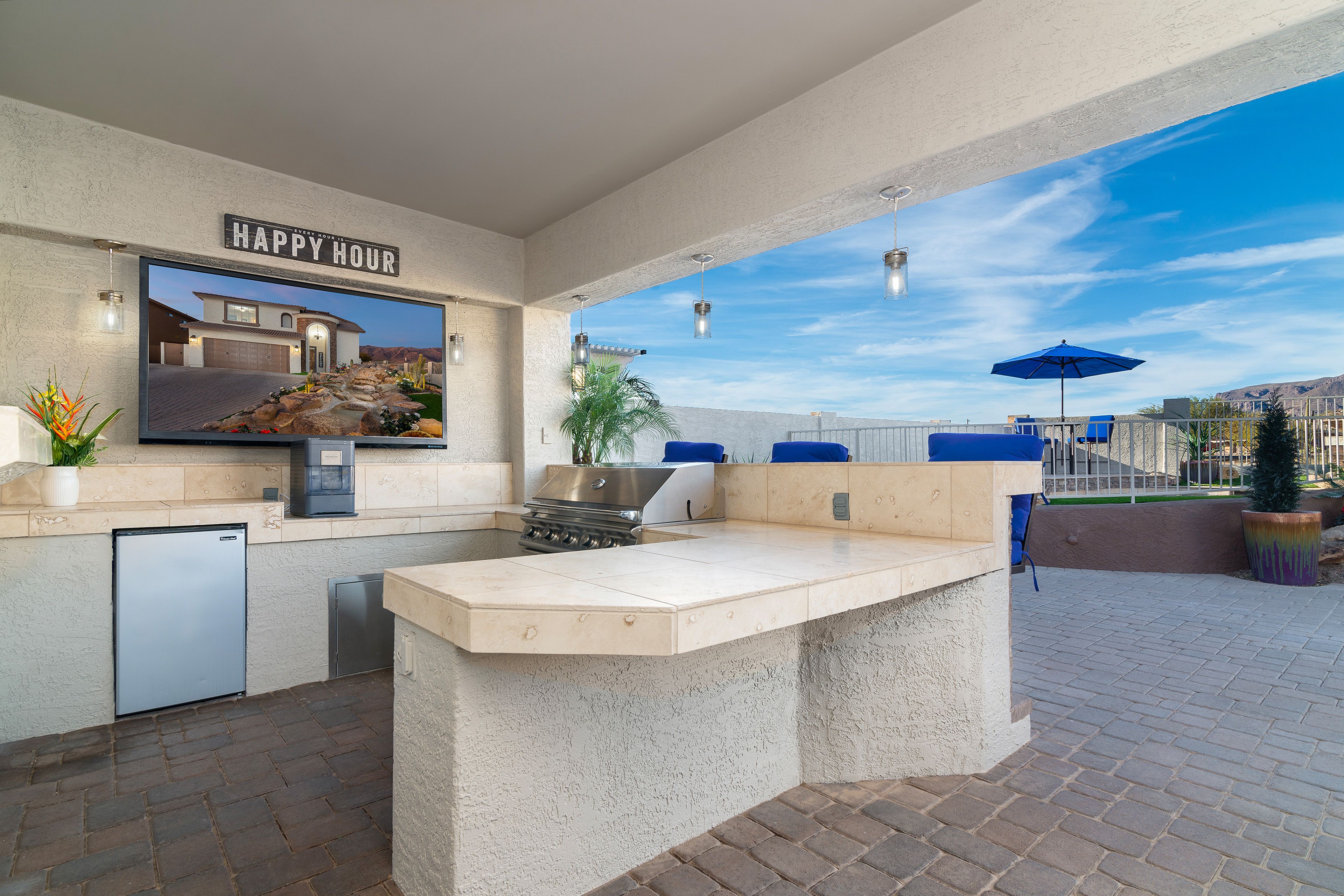 Grilling Station | Gas Grill | Mini Fridge | Prep Space