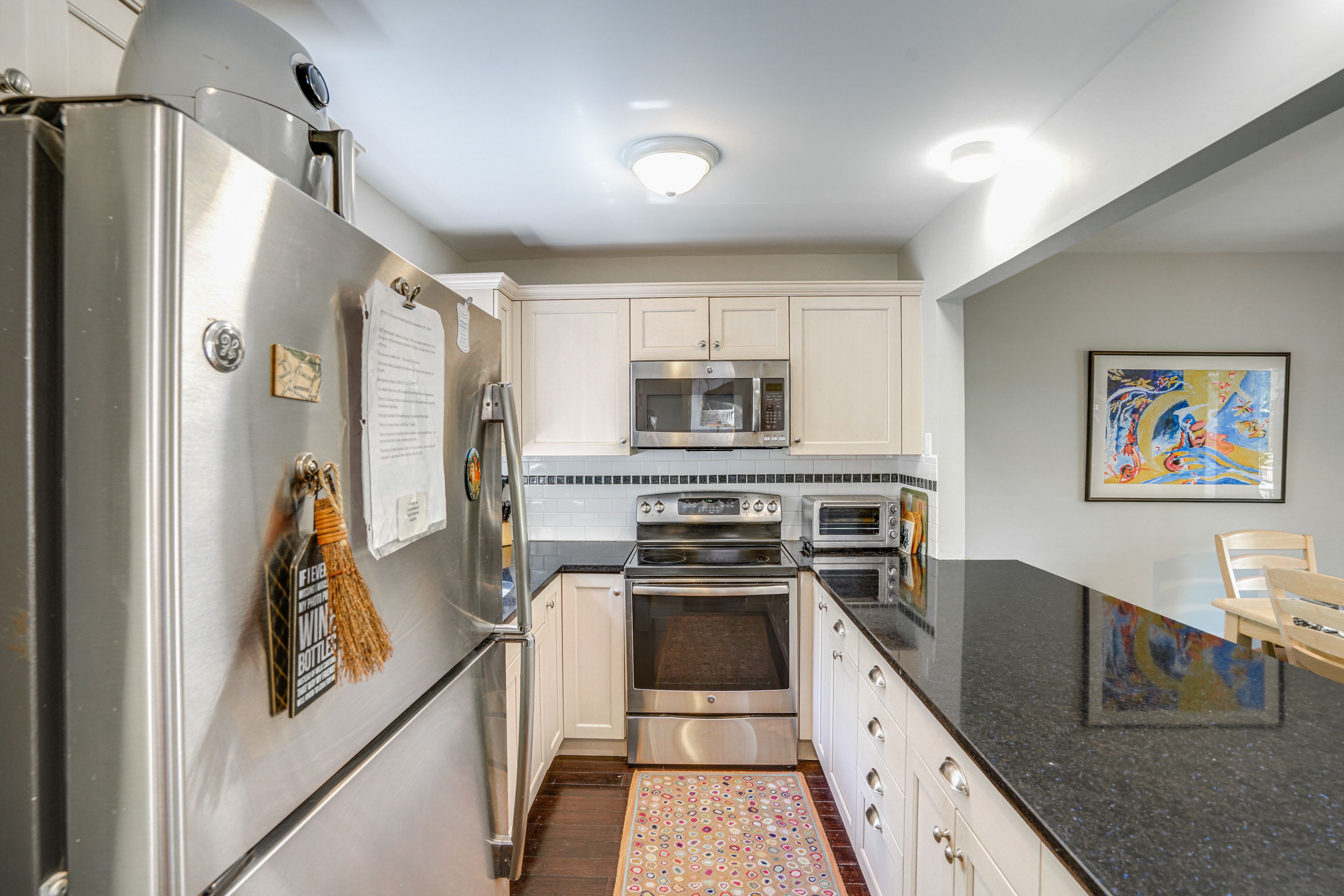 Property Interior | 3-Story Townhome | Free WiFi | Central A/C & Heating