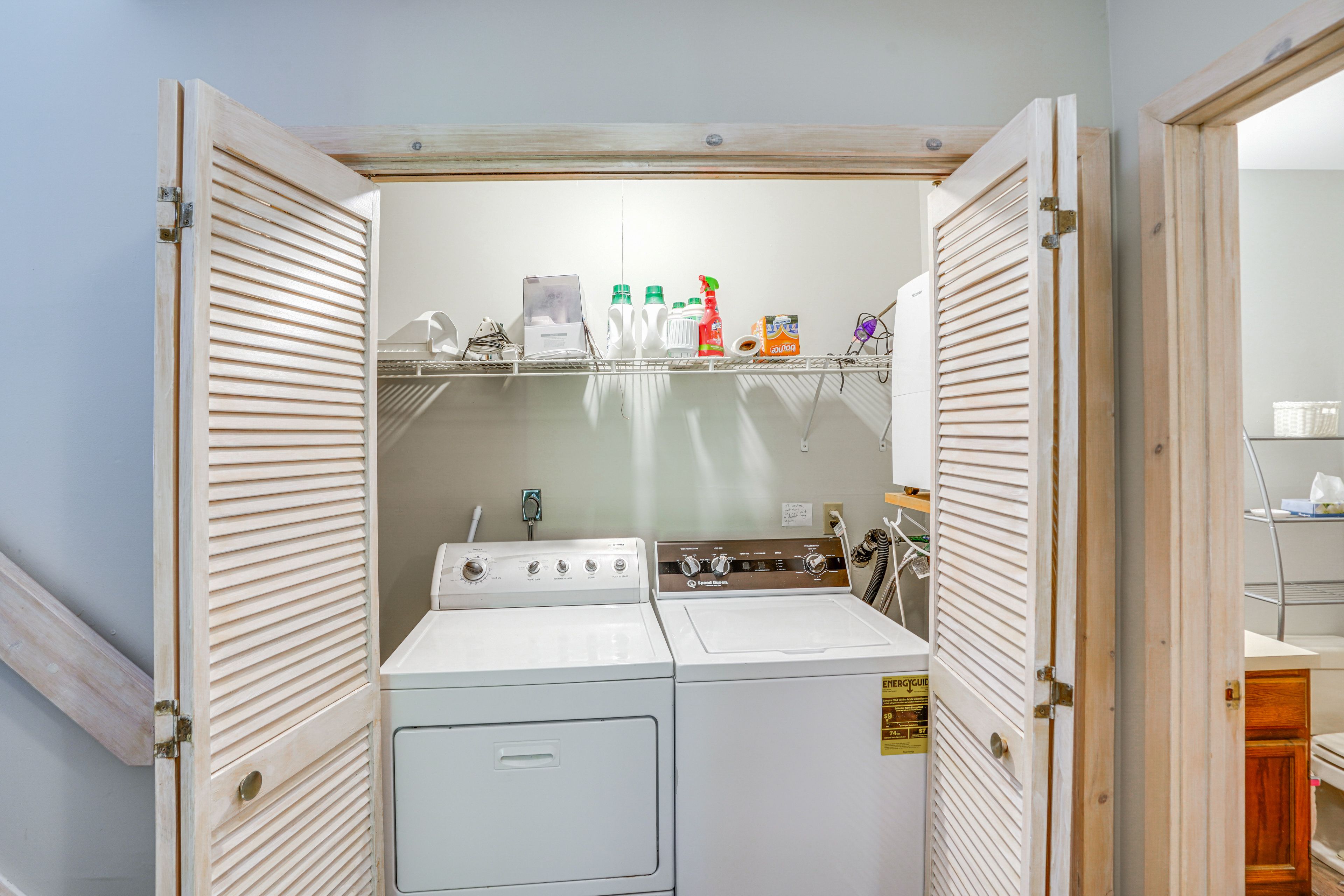 Laundry Closet | Basement | Iron/Board
