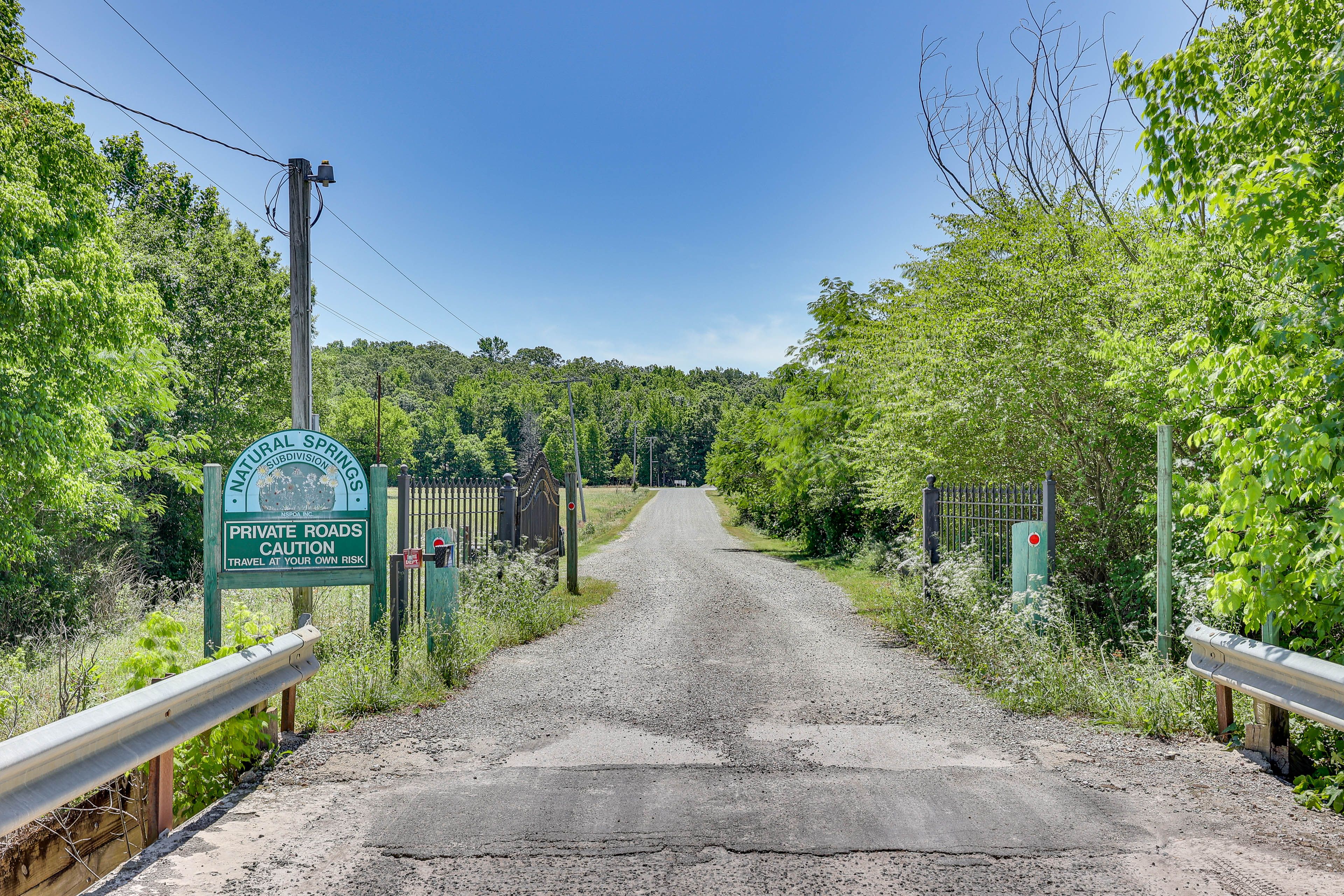 Gated Neighborhood Entrance