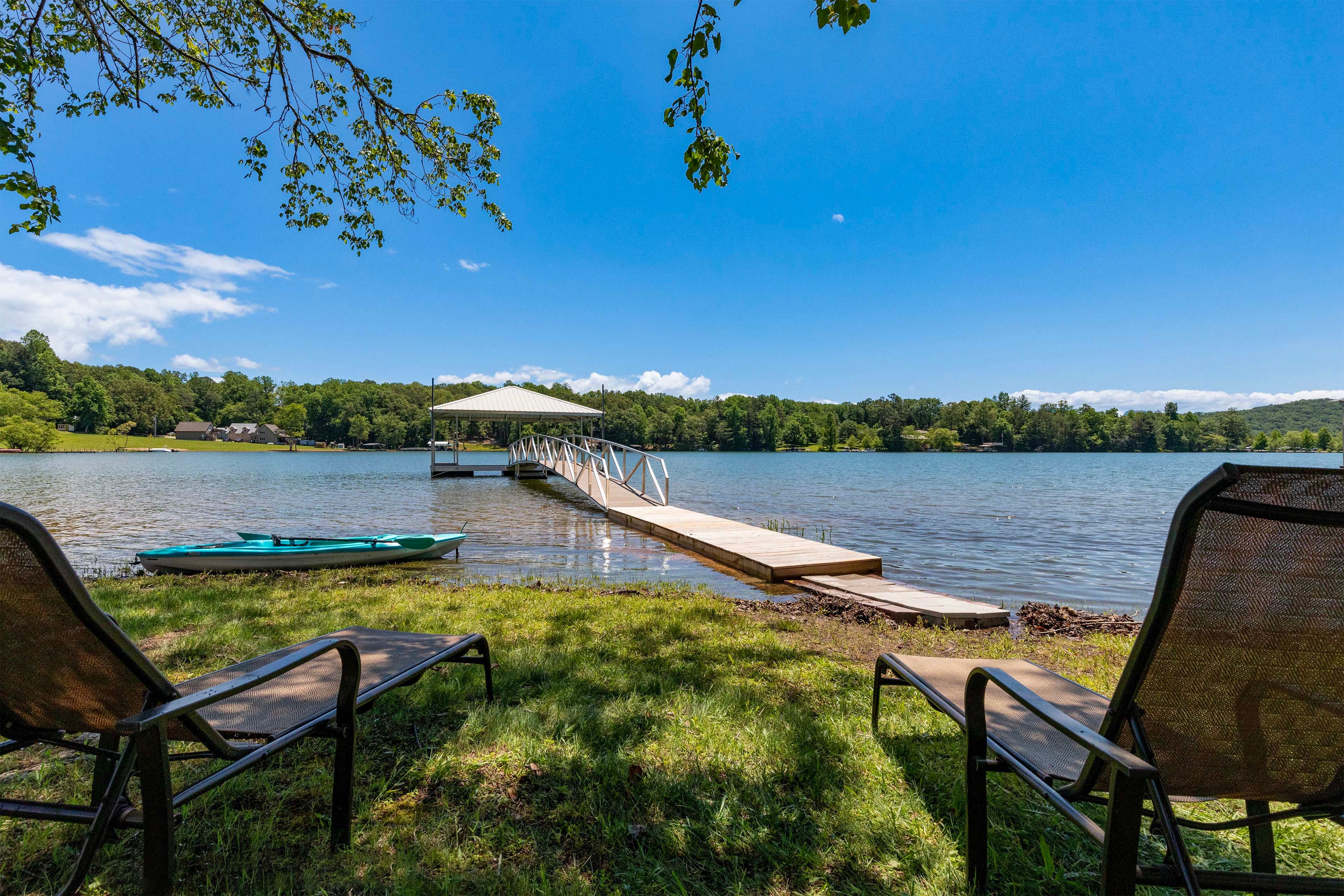 Private Boat Dock | Lake Chatuge On-Site