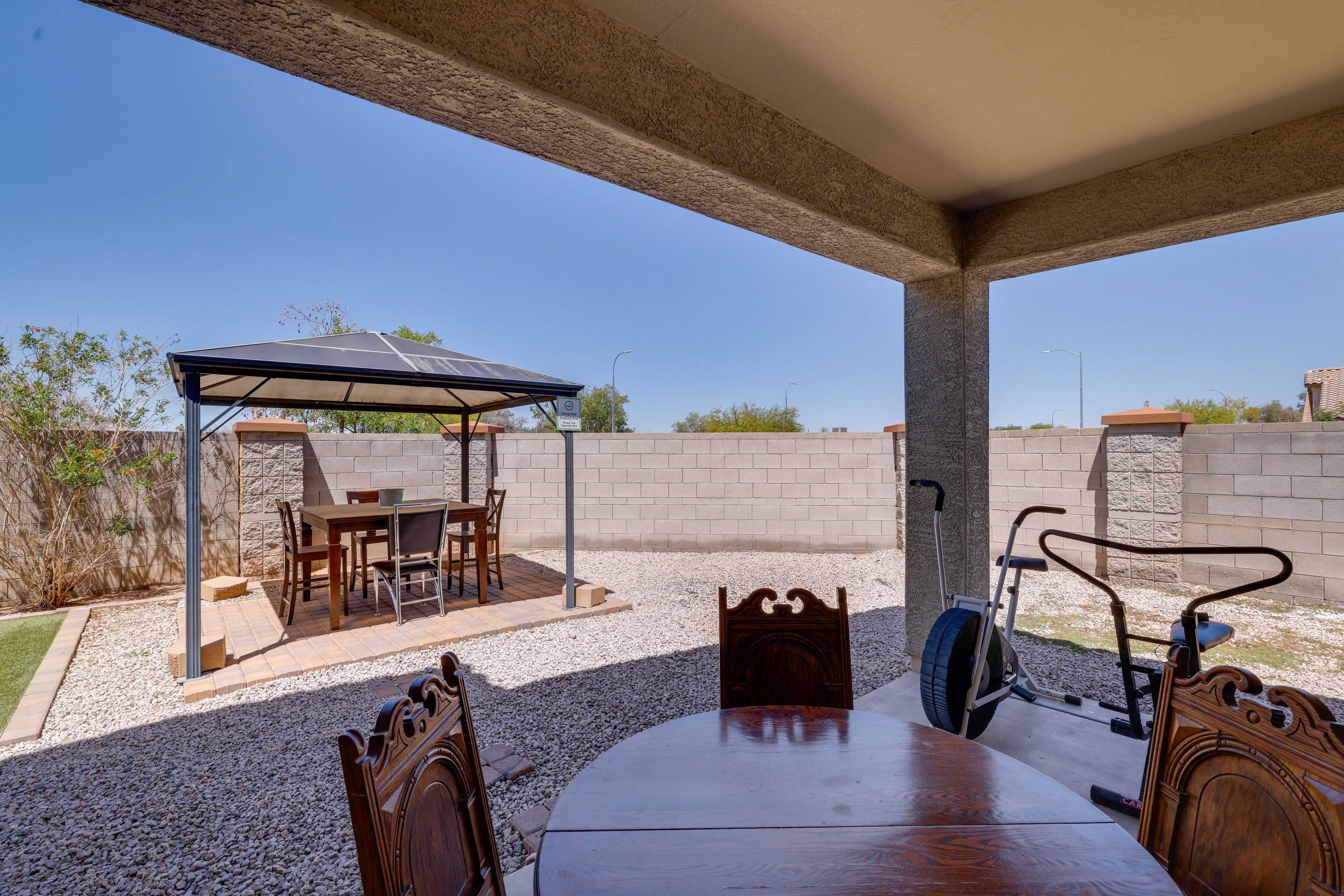 Enclosed Backyard