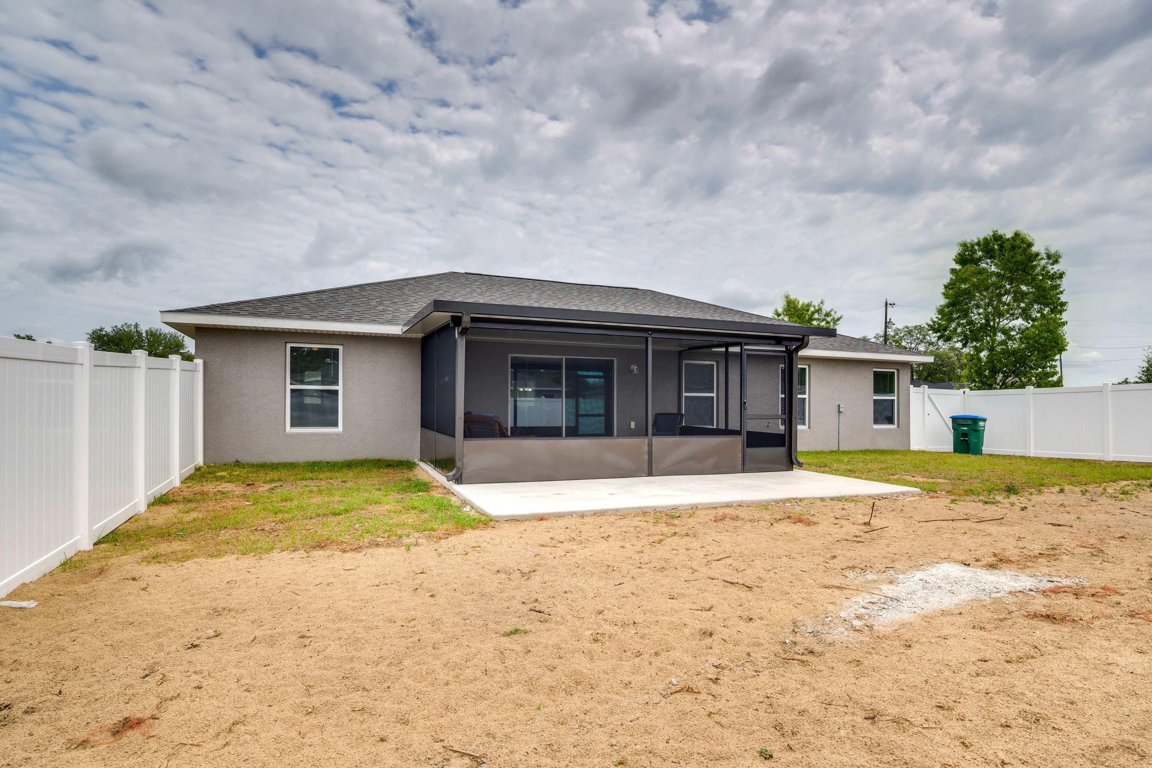 House Exterior | Fenced Backyard
