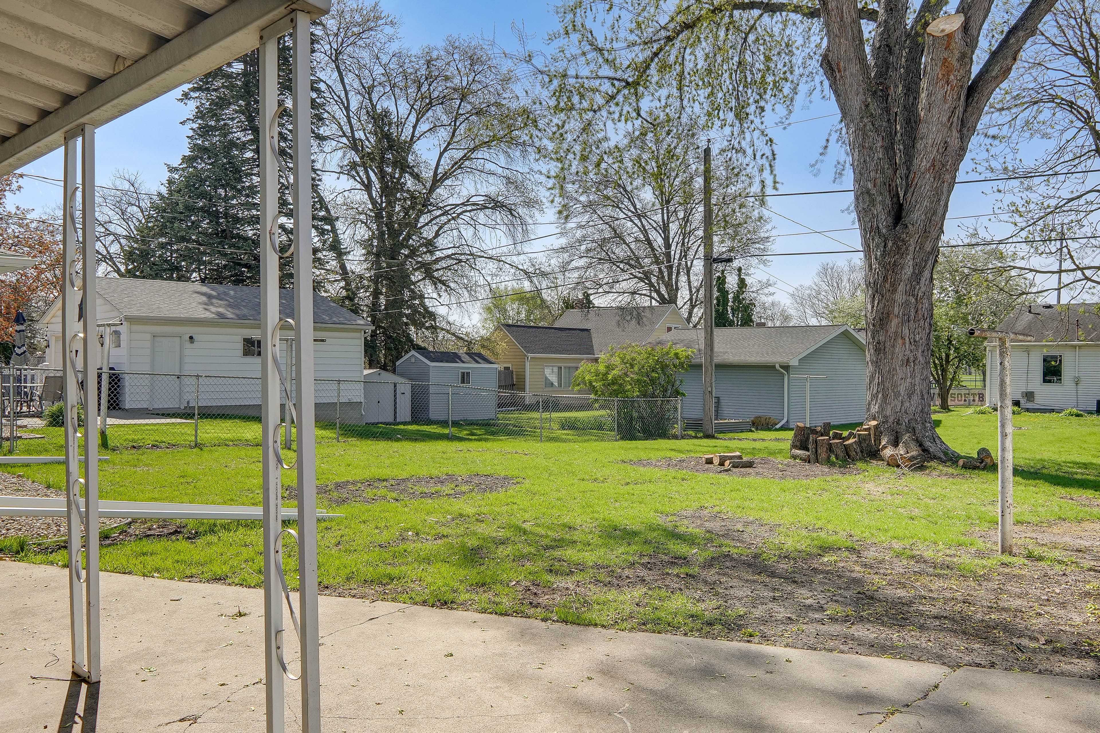 Private Backyard Area