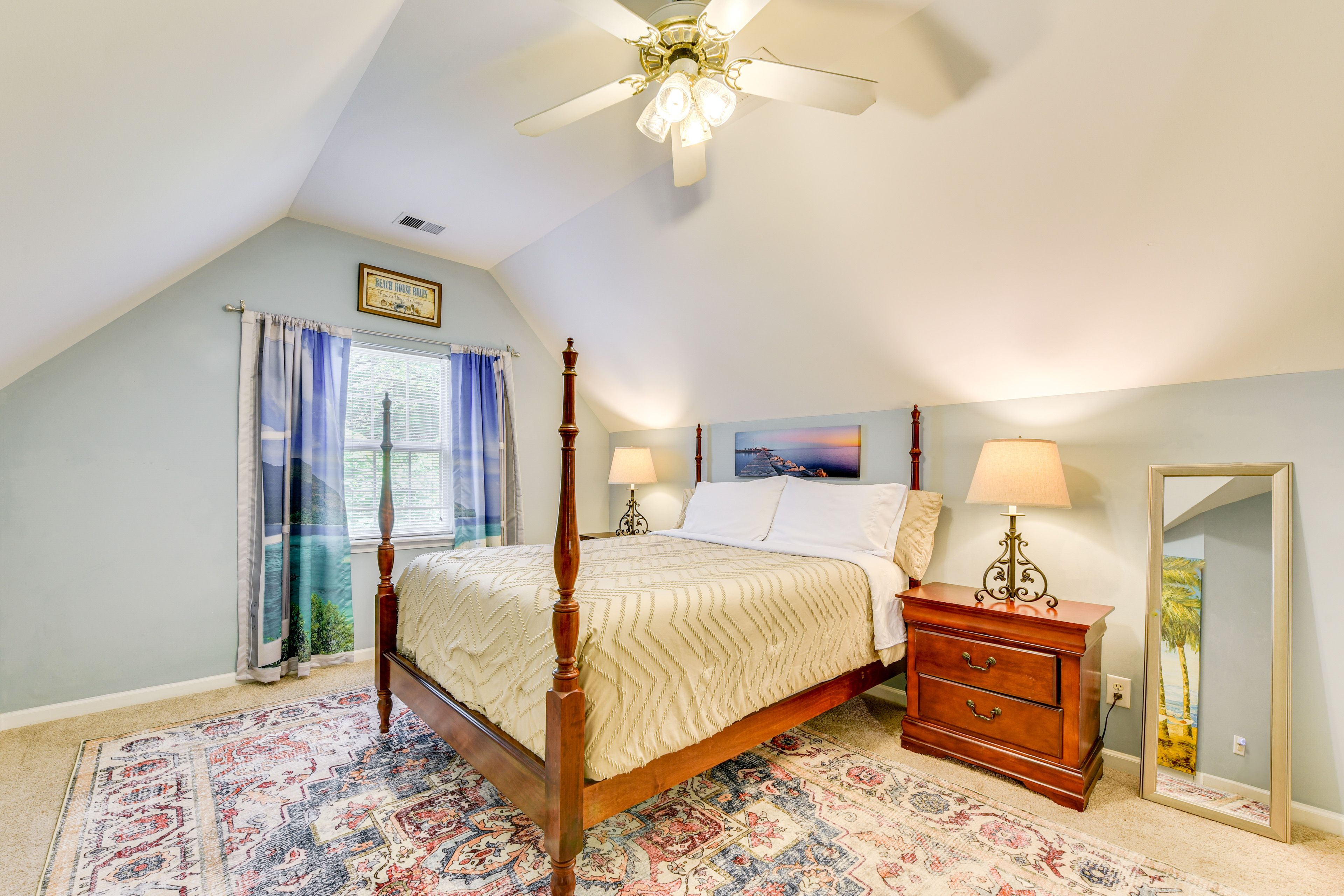 Bedroom 2 | 2nd Floor | Queen Bed | Desk Workspace