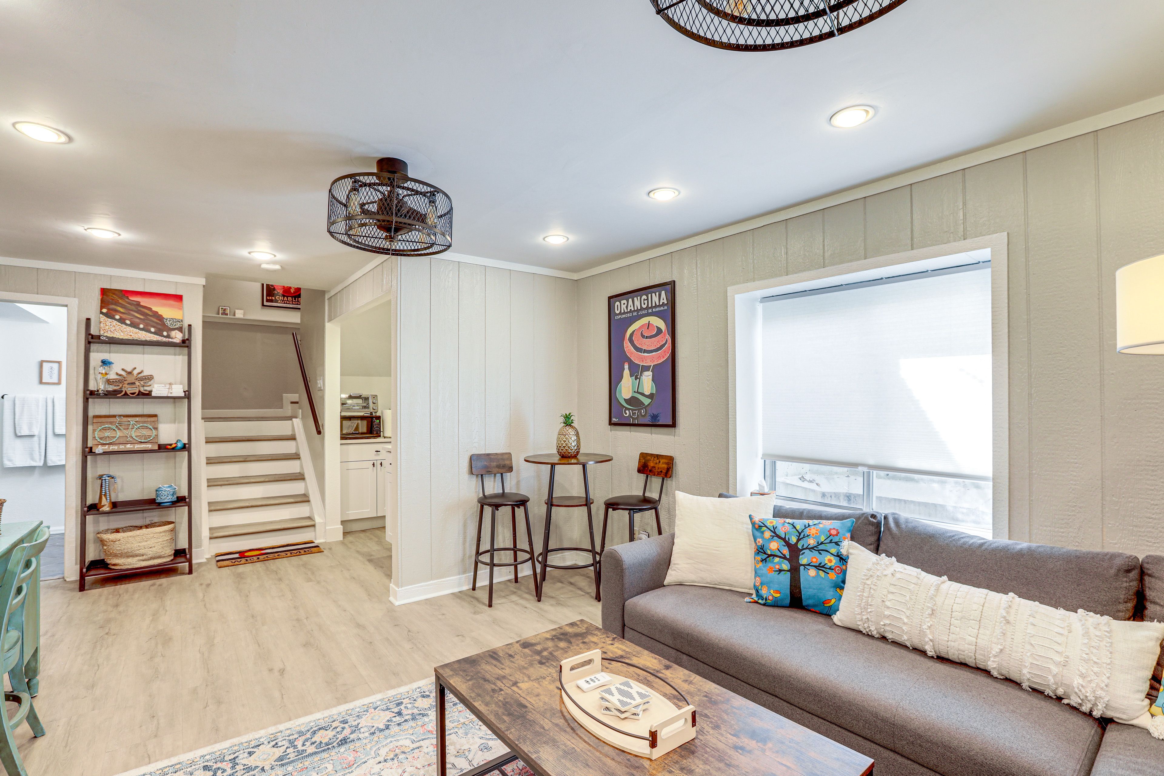 Living Room | Smart TV | Queen Sleeper Sofa | Dining Table | Lower Level