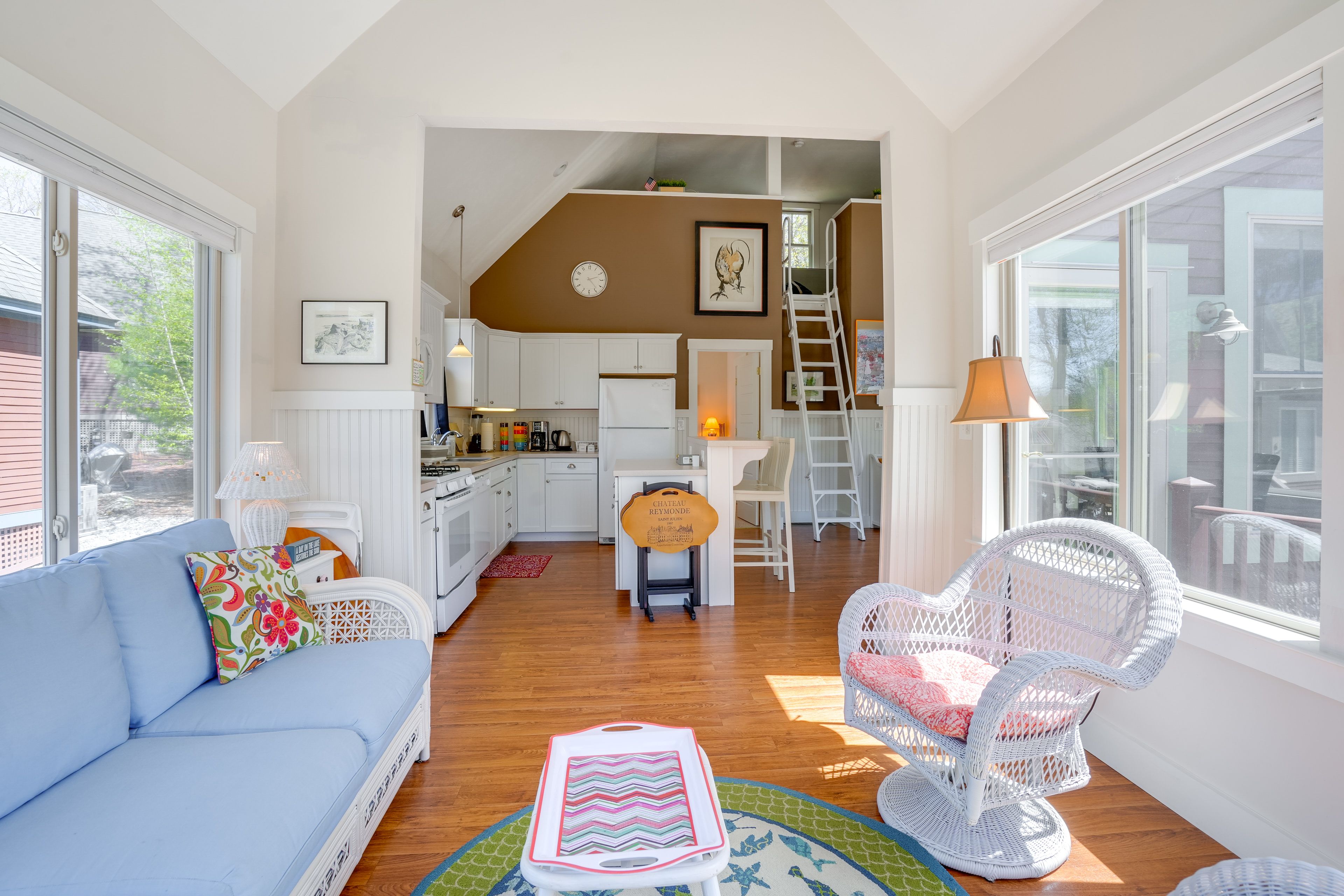 Westford Vacation Rental | 2BR | 1.5BA | 7 Steps to Enter | 800 Sq Ft