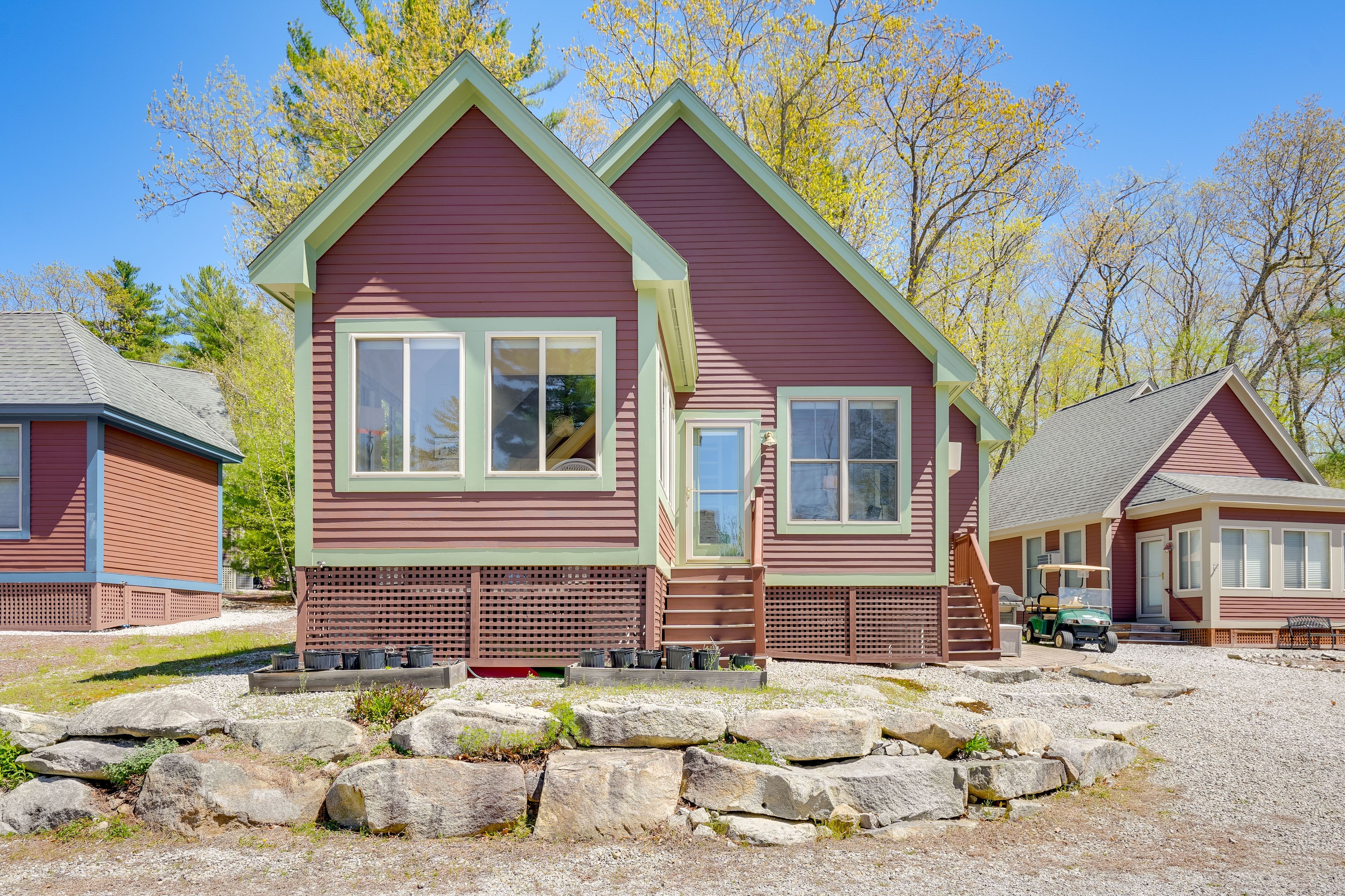 Property Exterior | Single-Story Cottage | Golf Cart (Waiver May Be Required)