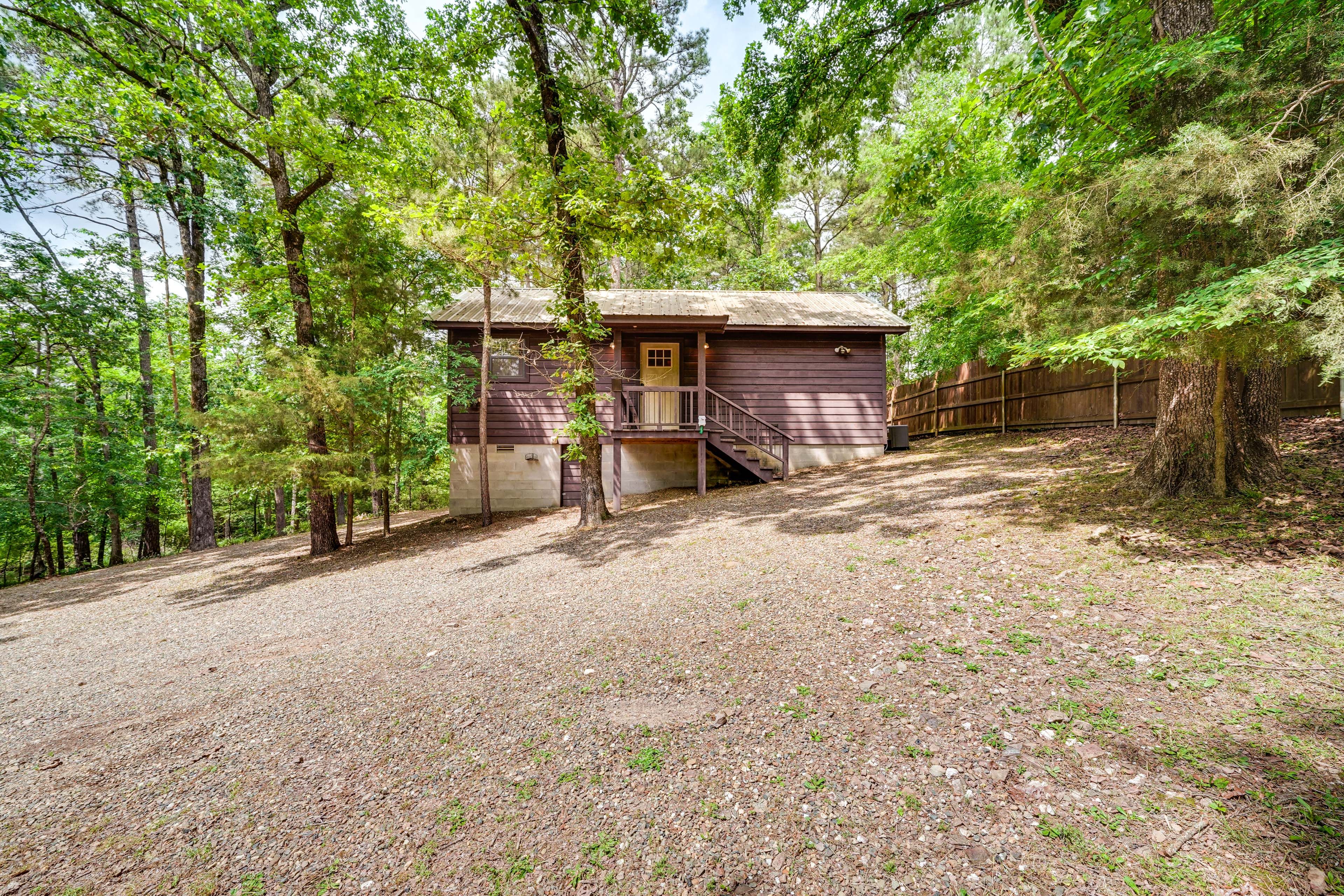 Cabin Exterior | Driveway Parking (2 Vehicles) | Boat Trailer Parking Allowed