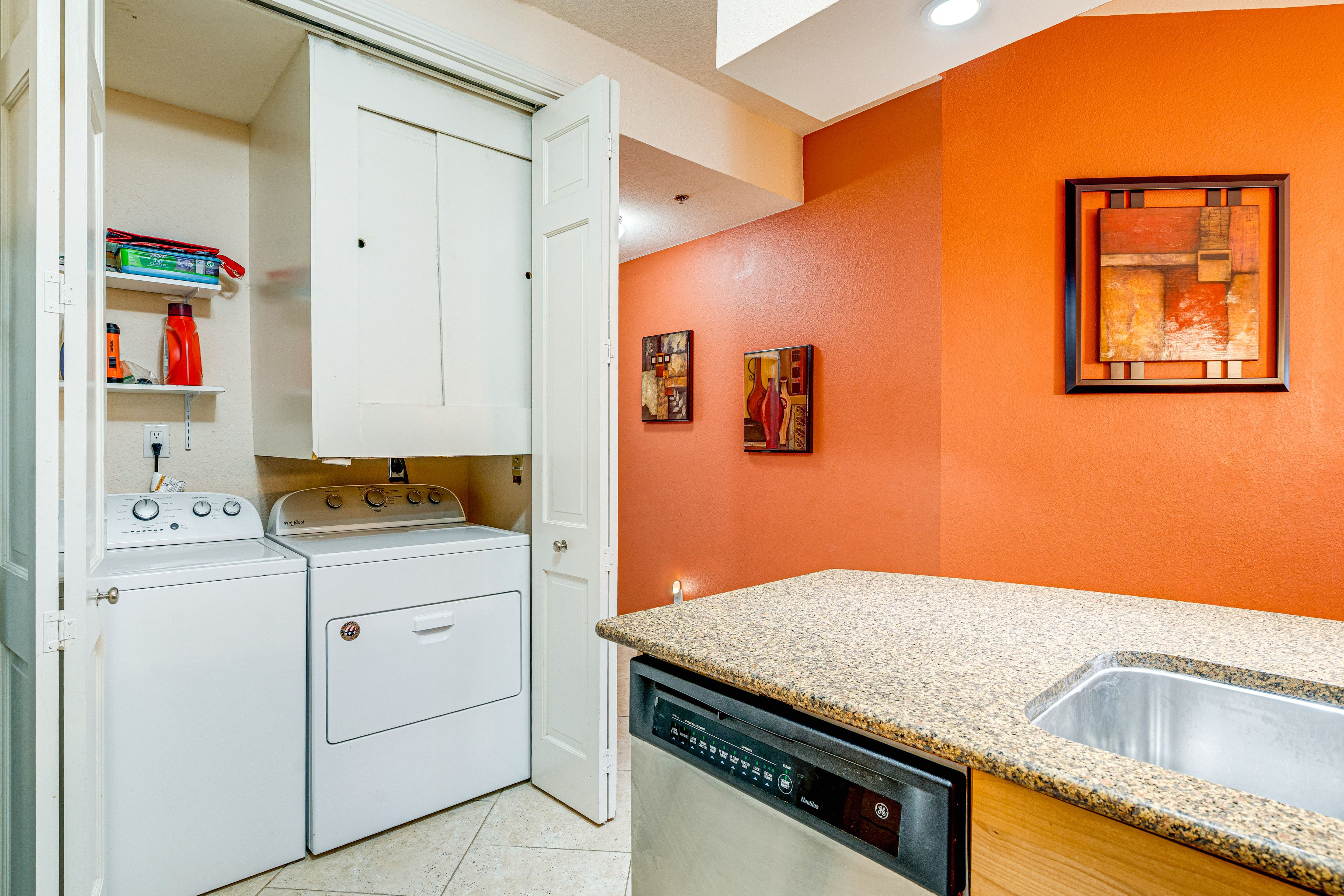 Laundry Area | Washer/Dryer | Laundry Detergent | Iron/Board