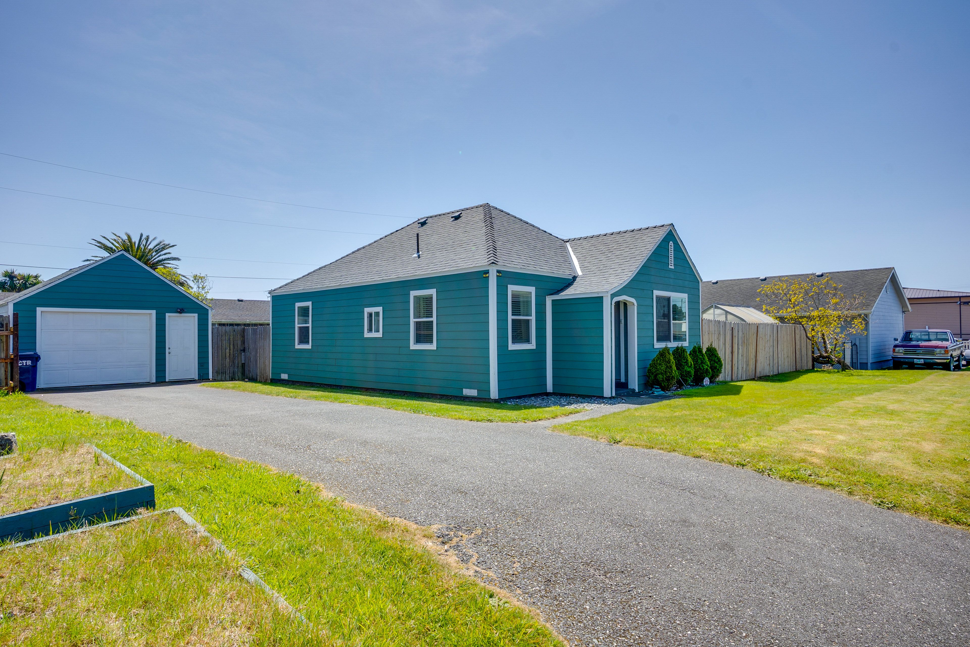Exterior | Driveway (3 Vehicles) | Free Street Parking