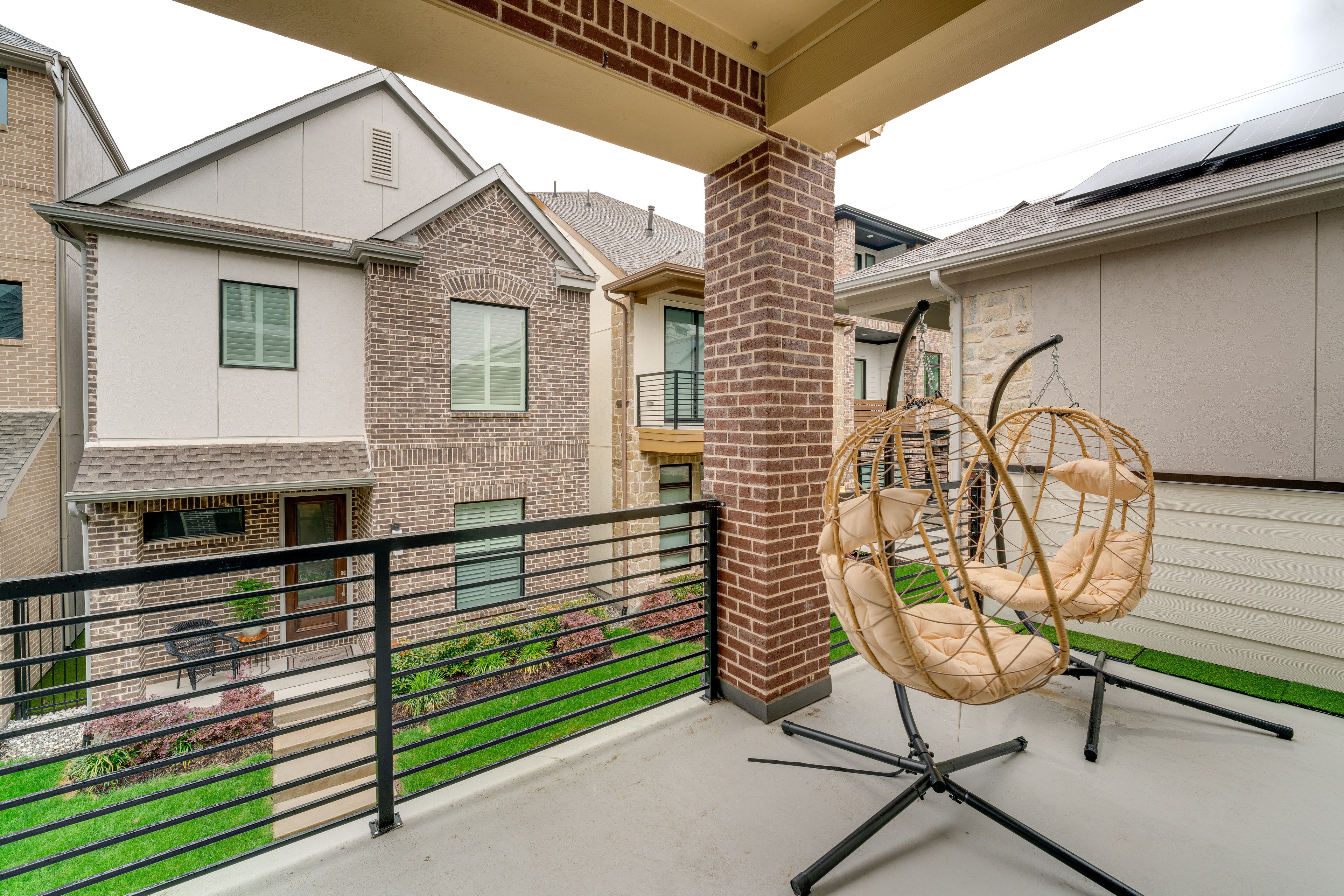 Balcony/Patio | 2nd Floor | Wicker Egg Chairs