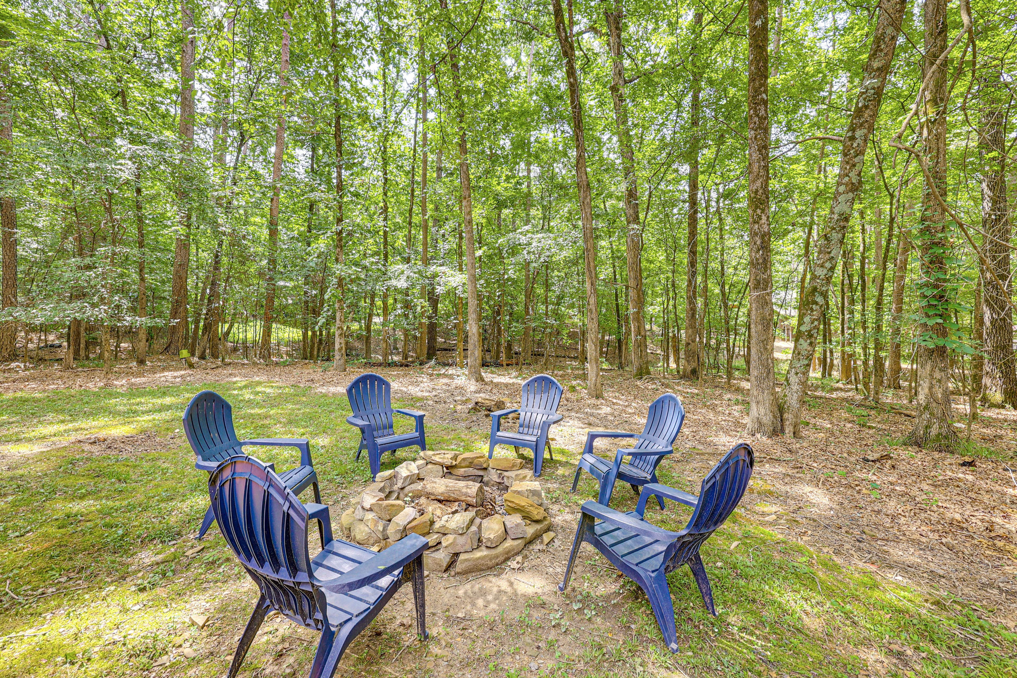 Private Backyard Area | Fire Pit w/ Seating