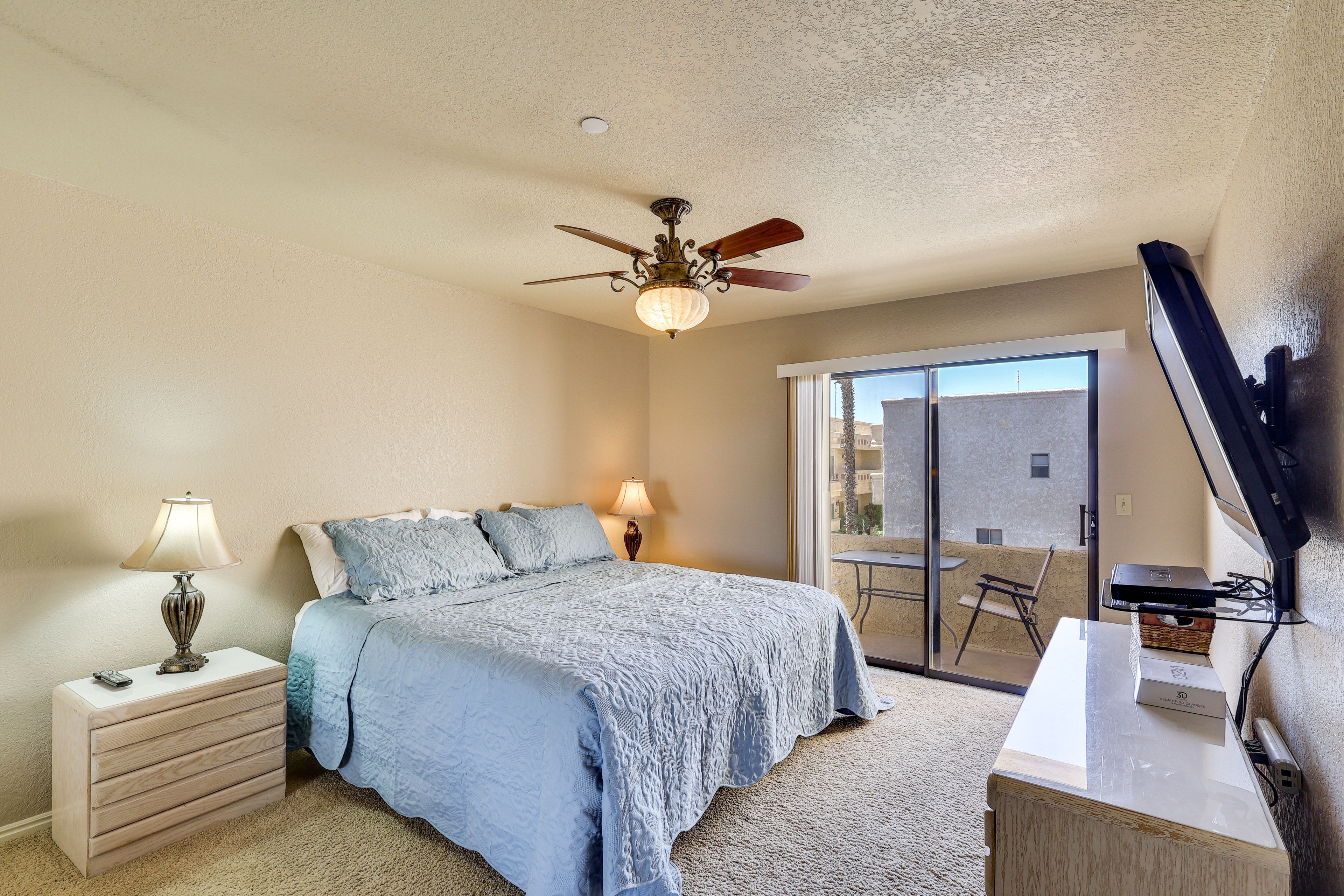 Bedroom 1 | King Bed | Linens Provided | 2nd Floor