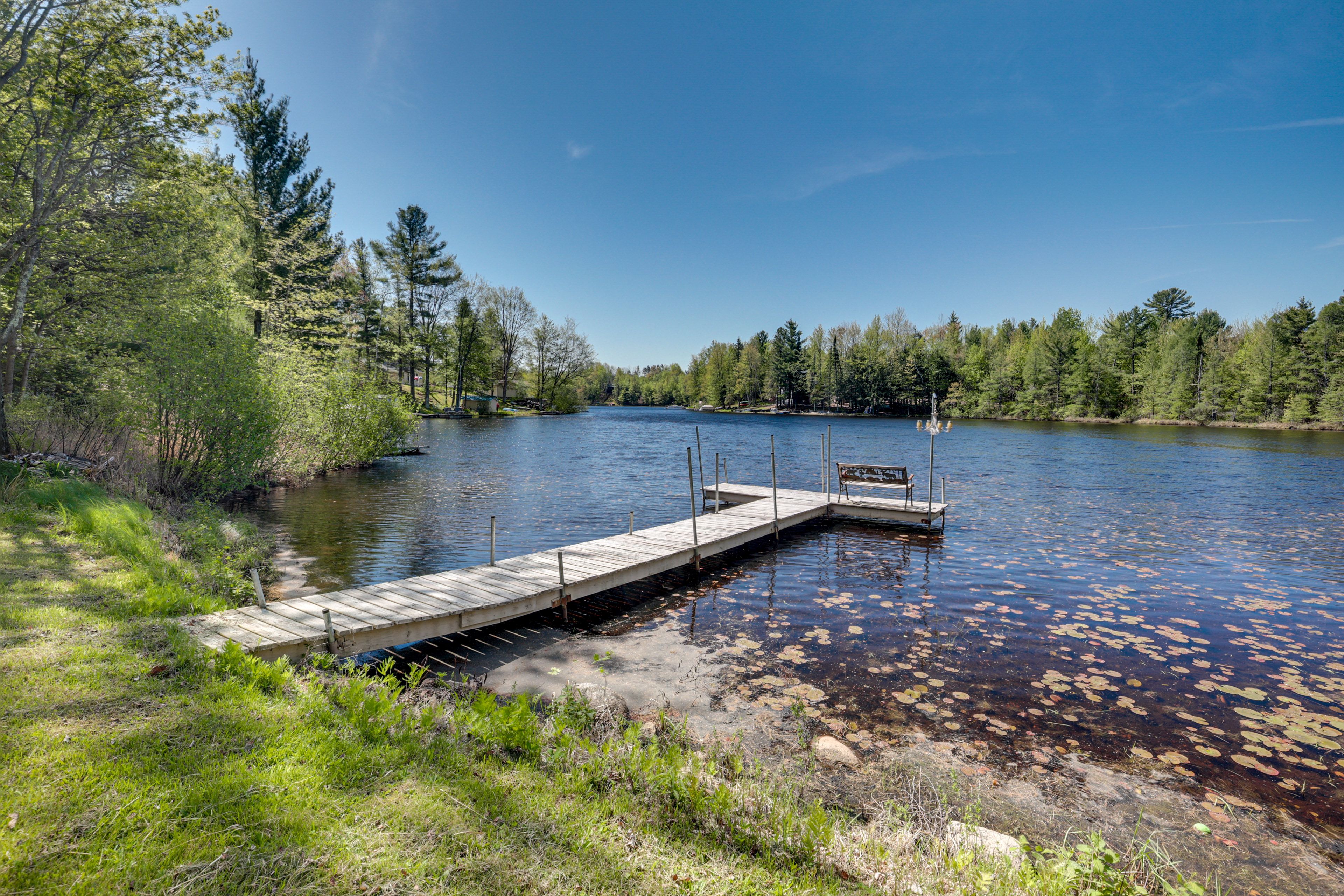 Medford Vacation Rental | 2BR | 1BA | 784 Sq Ft | 1 Step to Enter