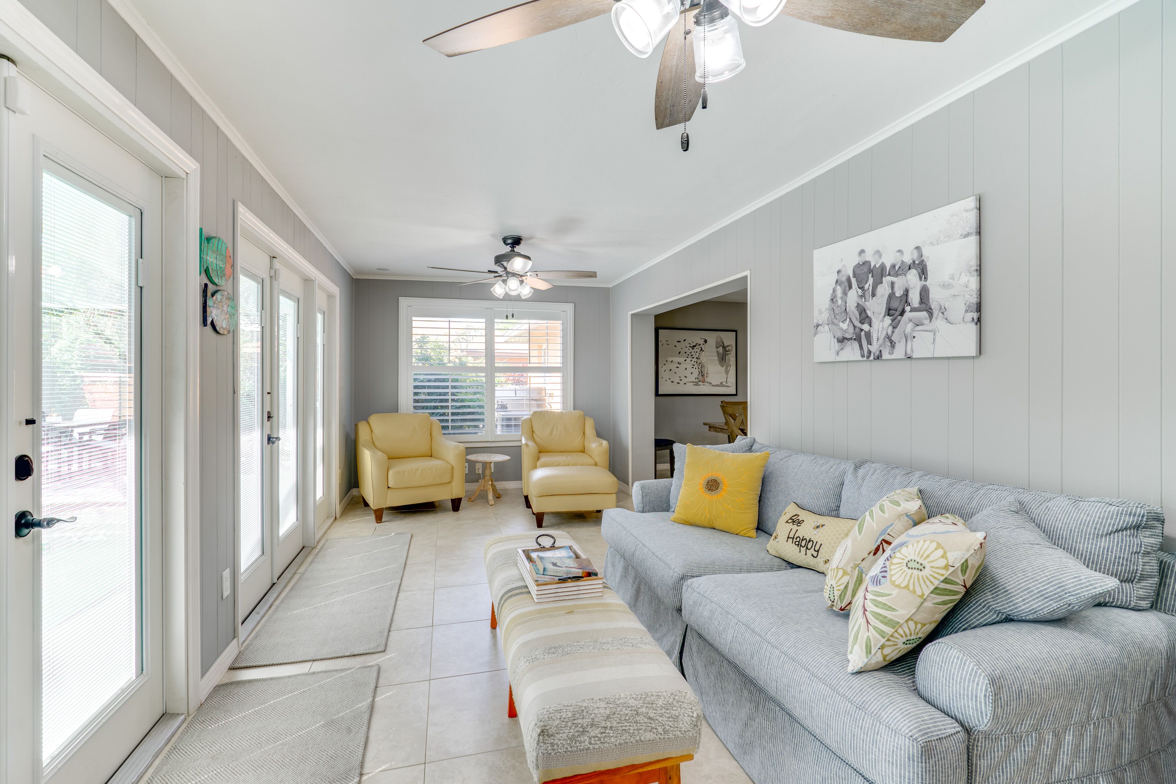 Sunroom | Central A/C | Furnace Heating | Free WiFi