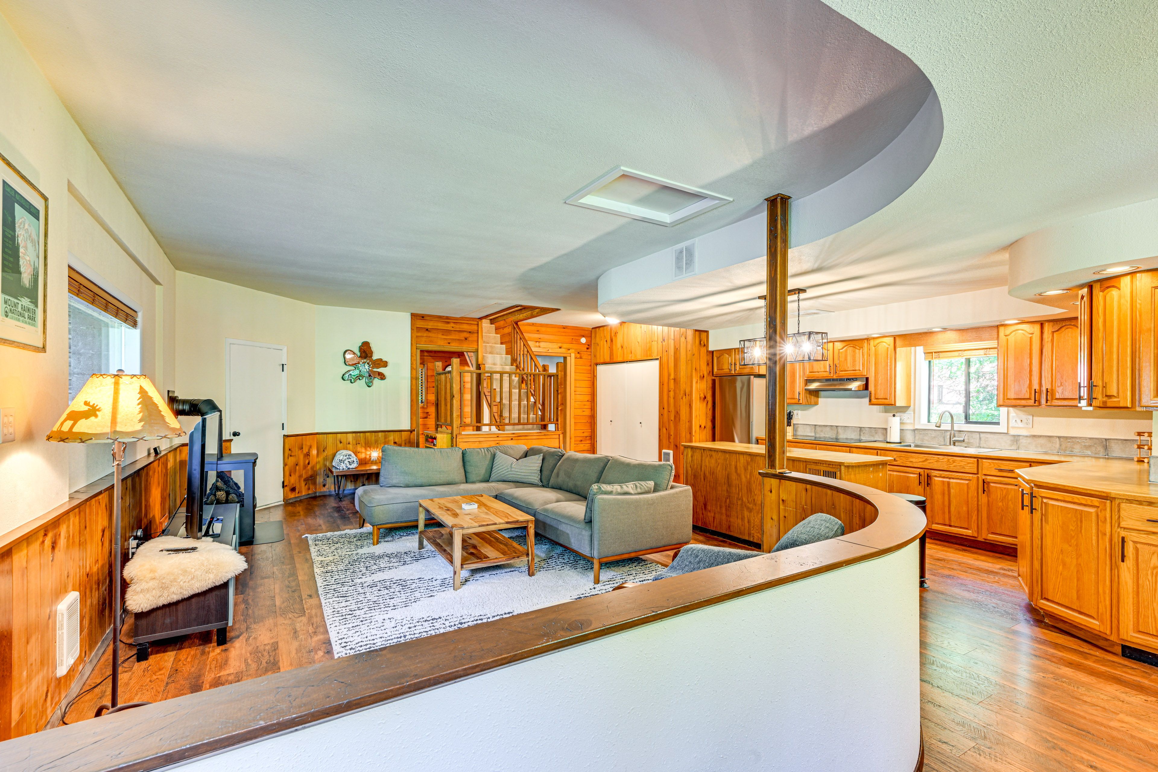Living Area | Gas Fireplace | Smart TV | Board Games | 1st Floor
