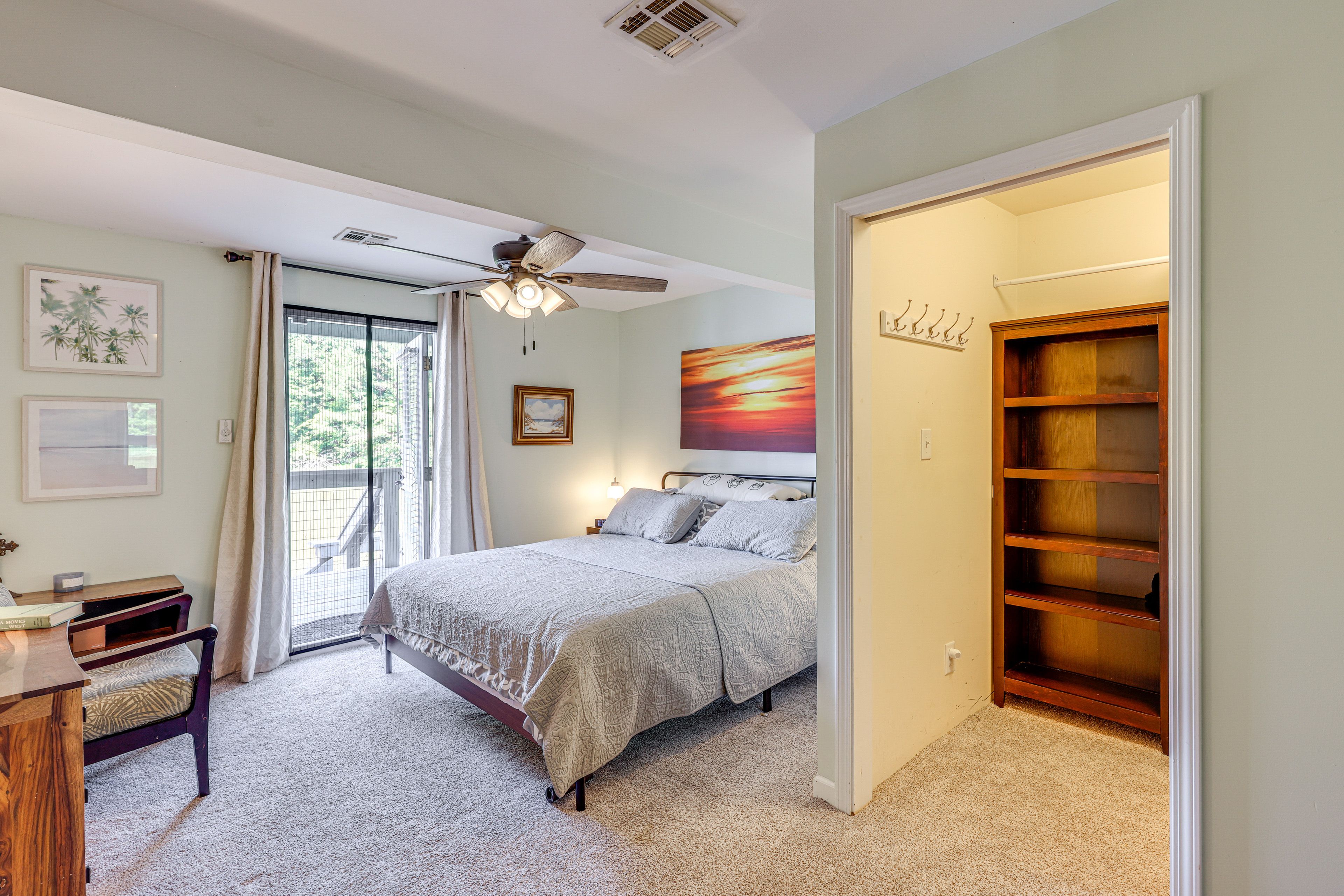 Bedroom 1 | Upper Level | California King Bed | Linens Provided