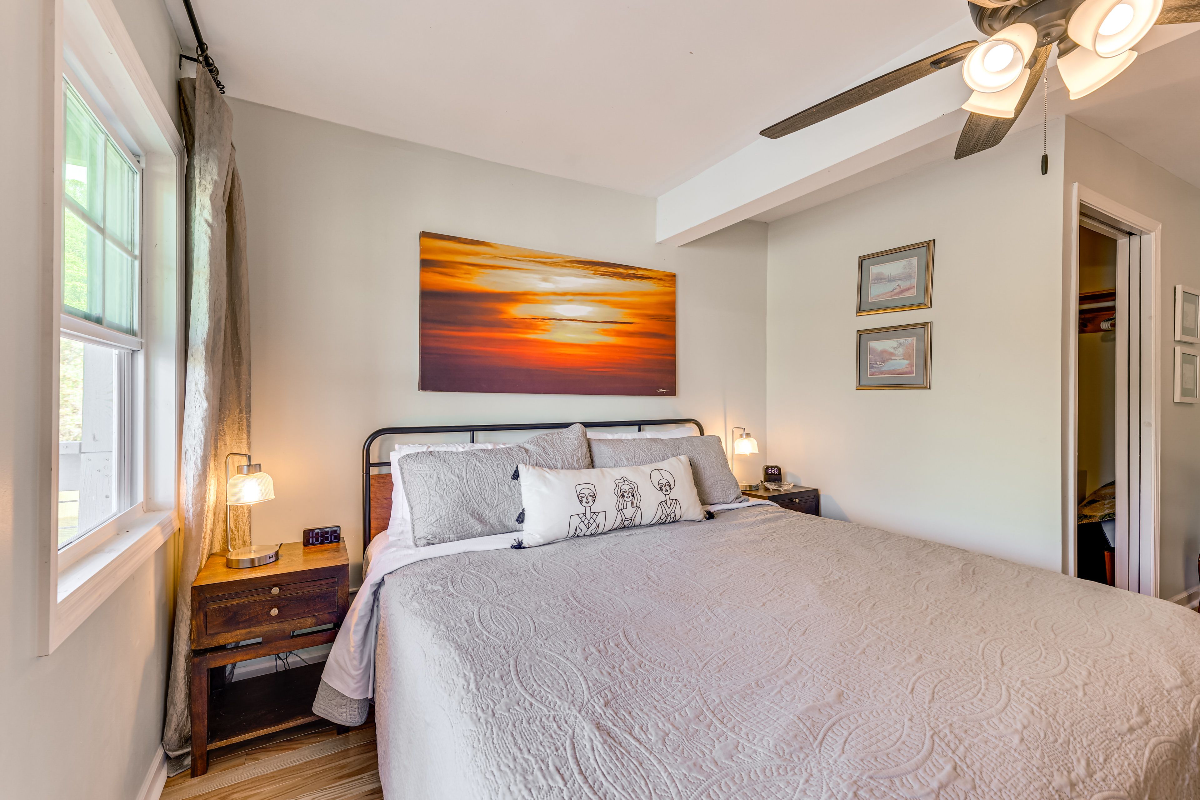 Bedroom 1 | Upper Level | California King Bed | Linens Provided