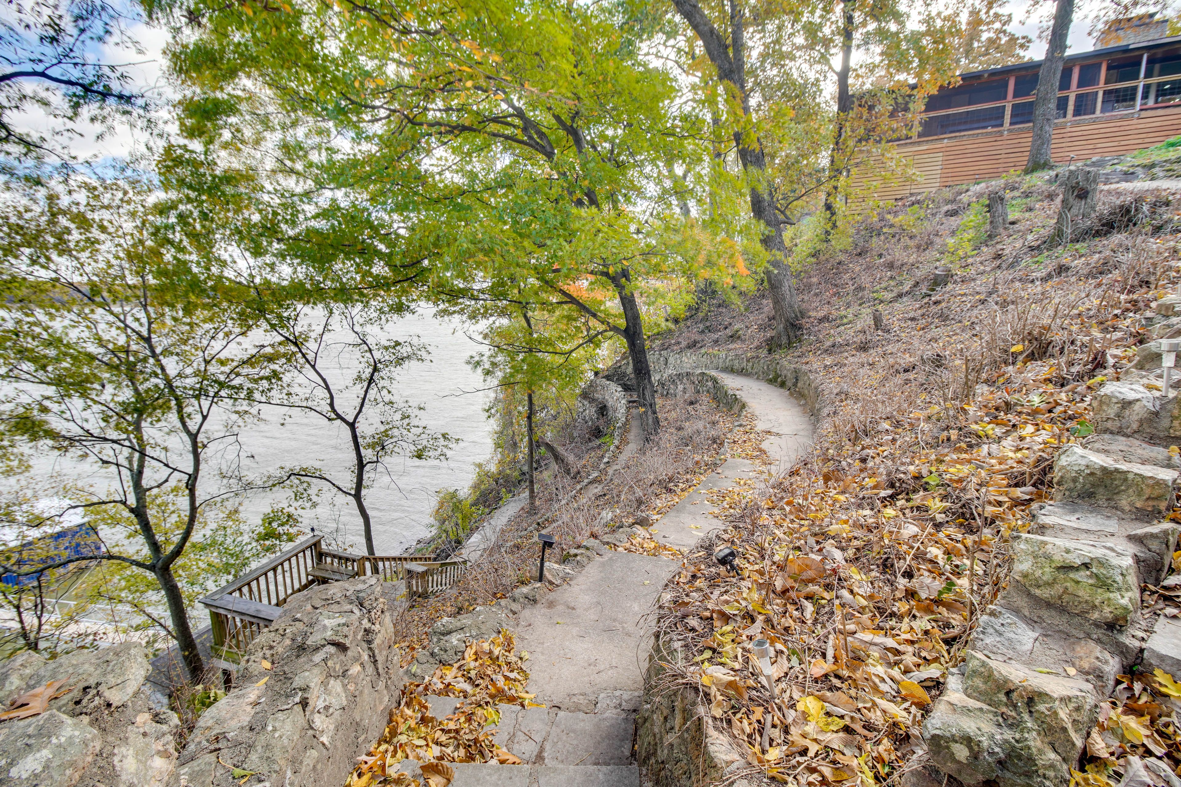 Steps to Lake