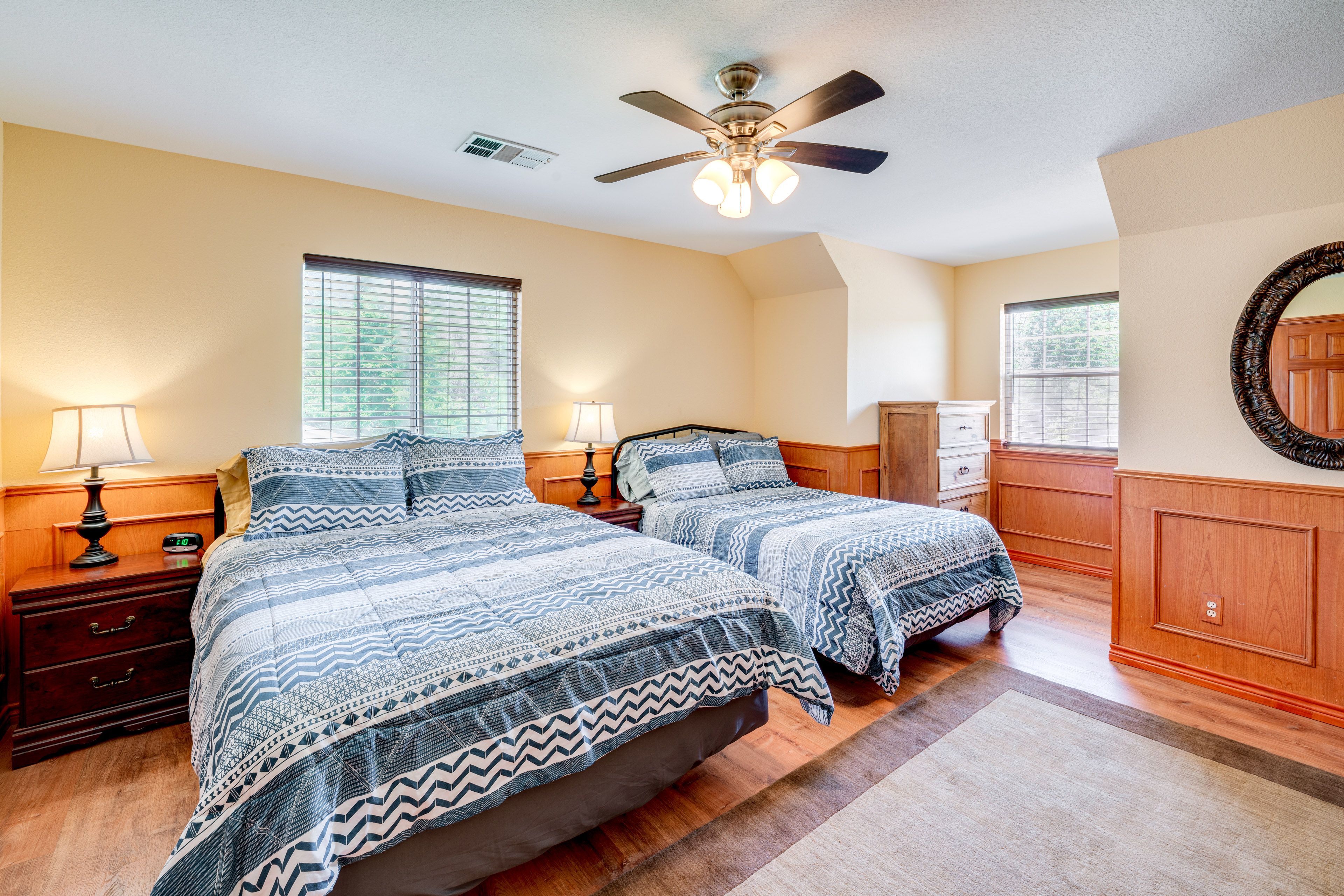 Bedroom 3 (Main House) | 2nd Floor | Queen Bed | Full Bed