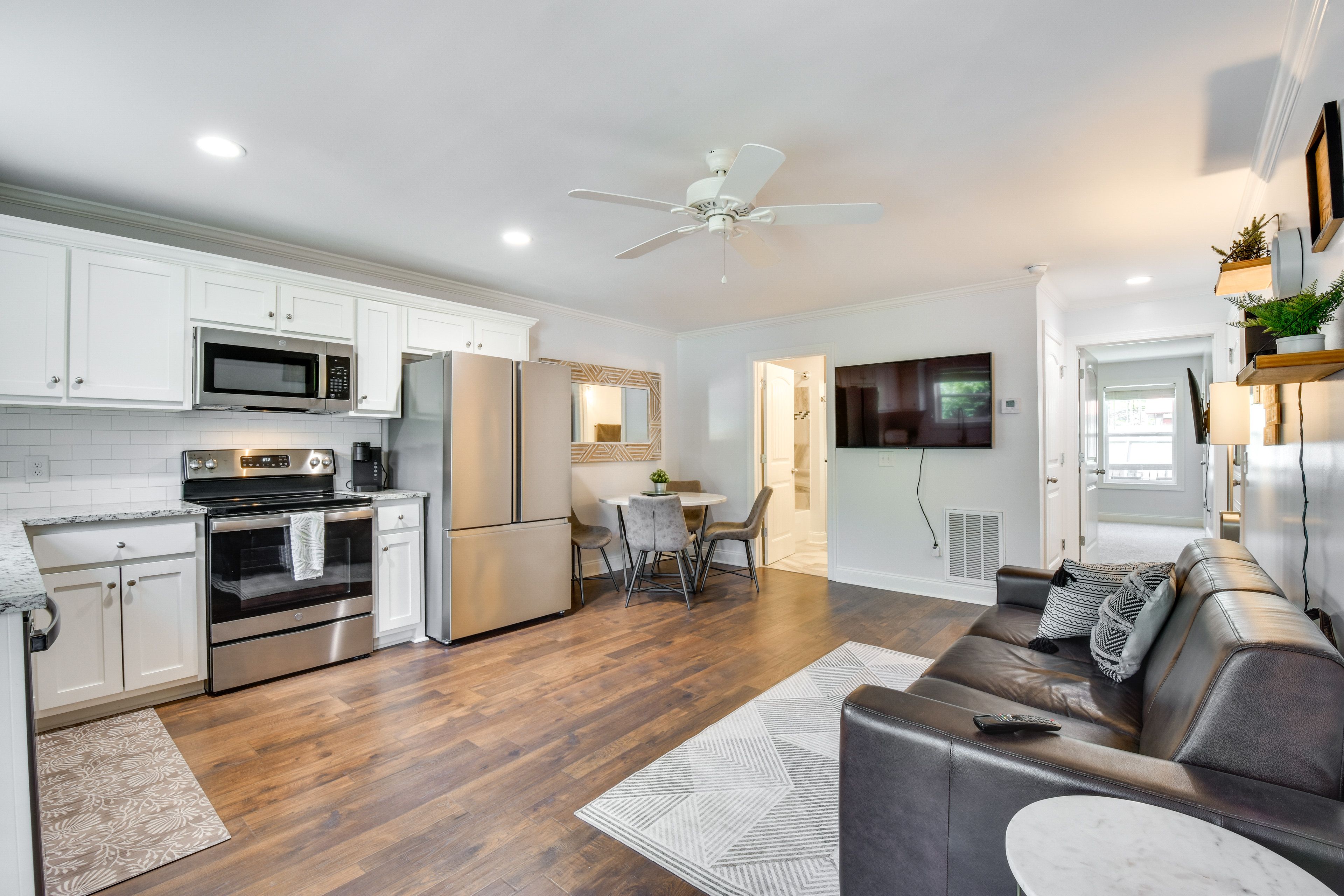 Helen Vacation Rental | 1BR | 1BA | 800 Sq Ft | Stairs Required