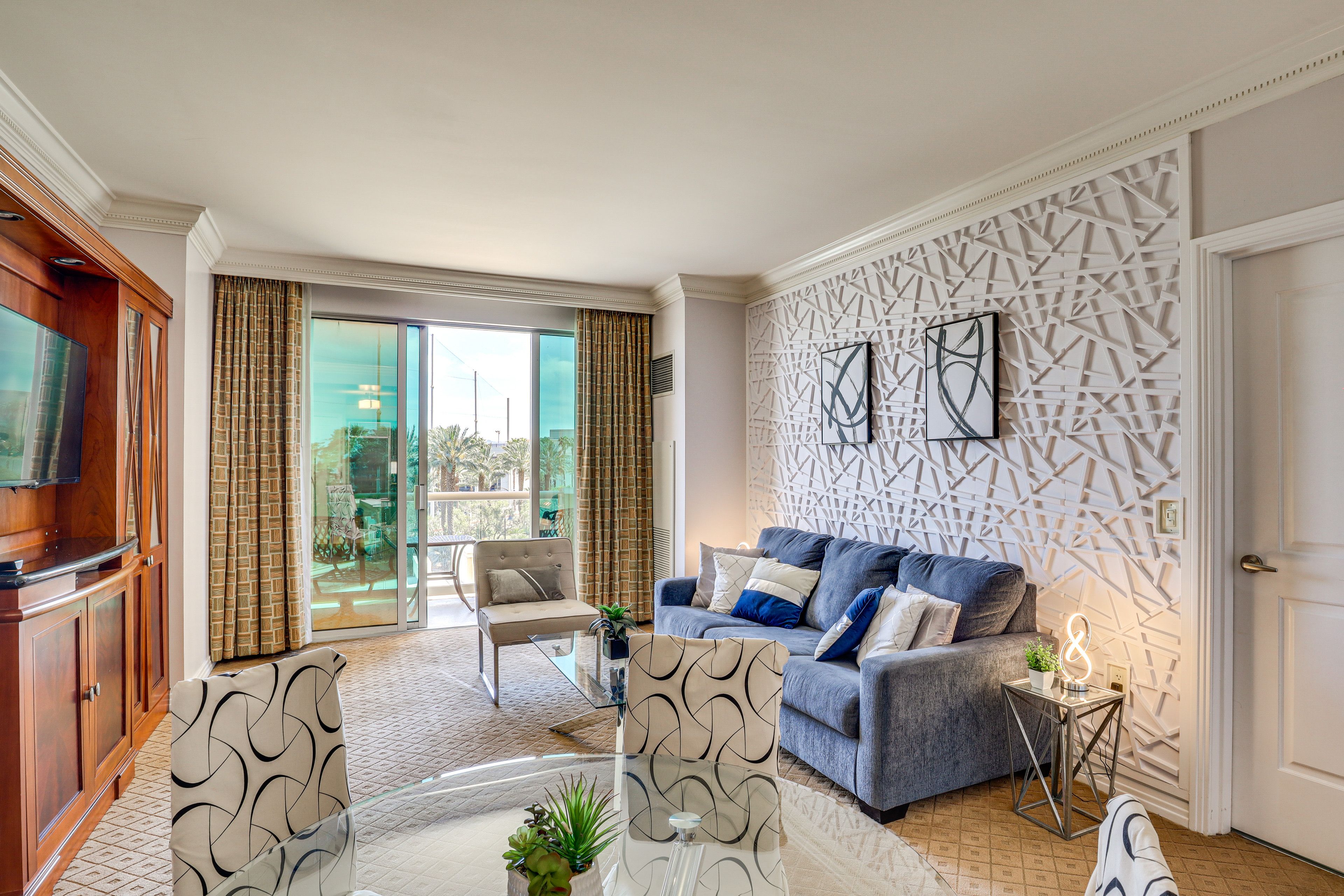 Living Room | Full Sleeper Sofa | Central A/C & Heating