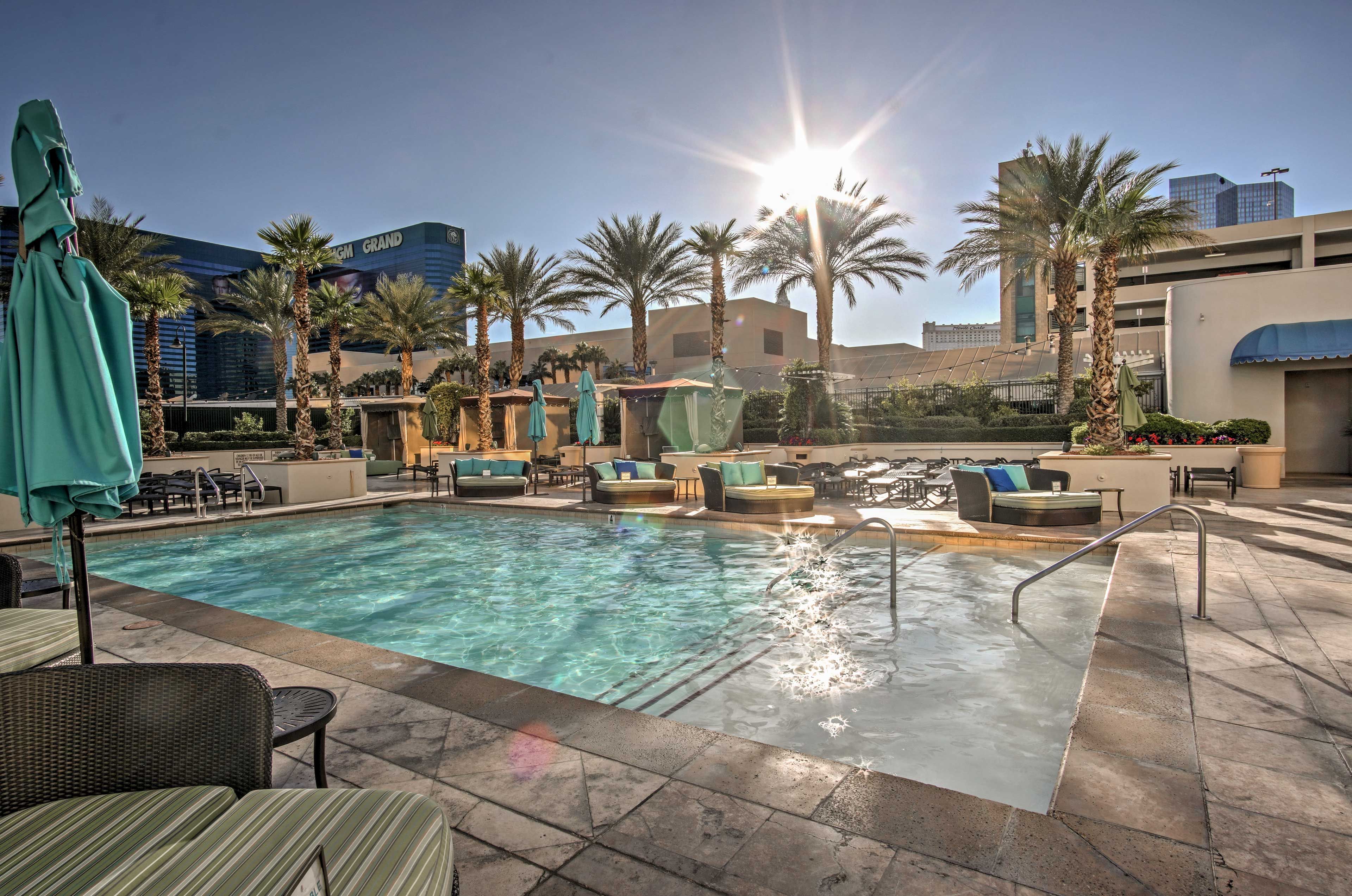 Las Vegas Vacation Rental | 1BR | 2BA | Step-Free Access Via Elevator